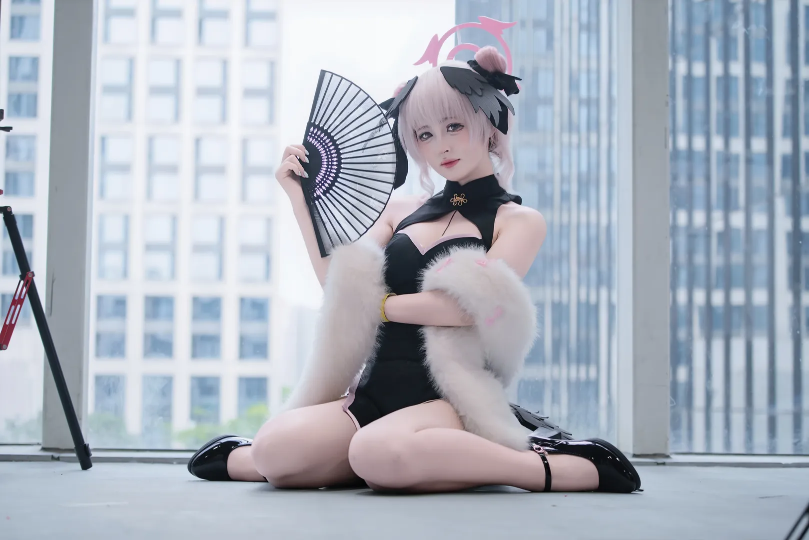 【下江小春cos】萤火虫漫展的蔚蓝档案现场 - 第 2 张