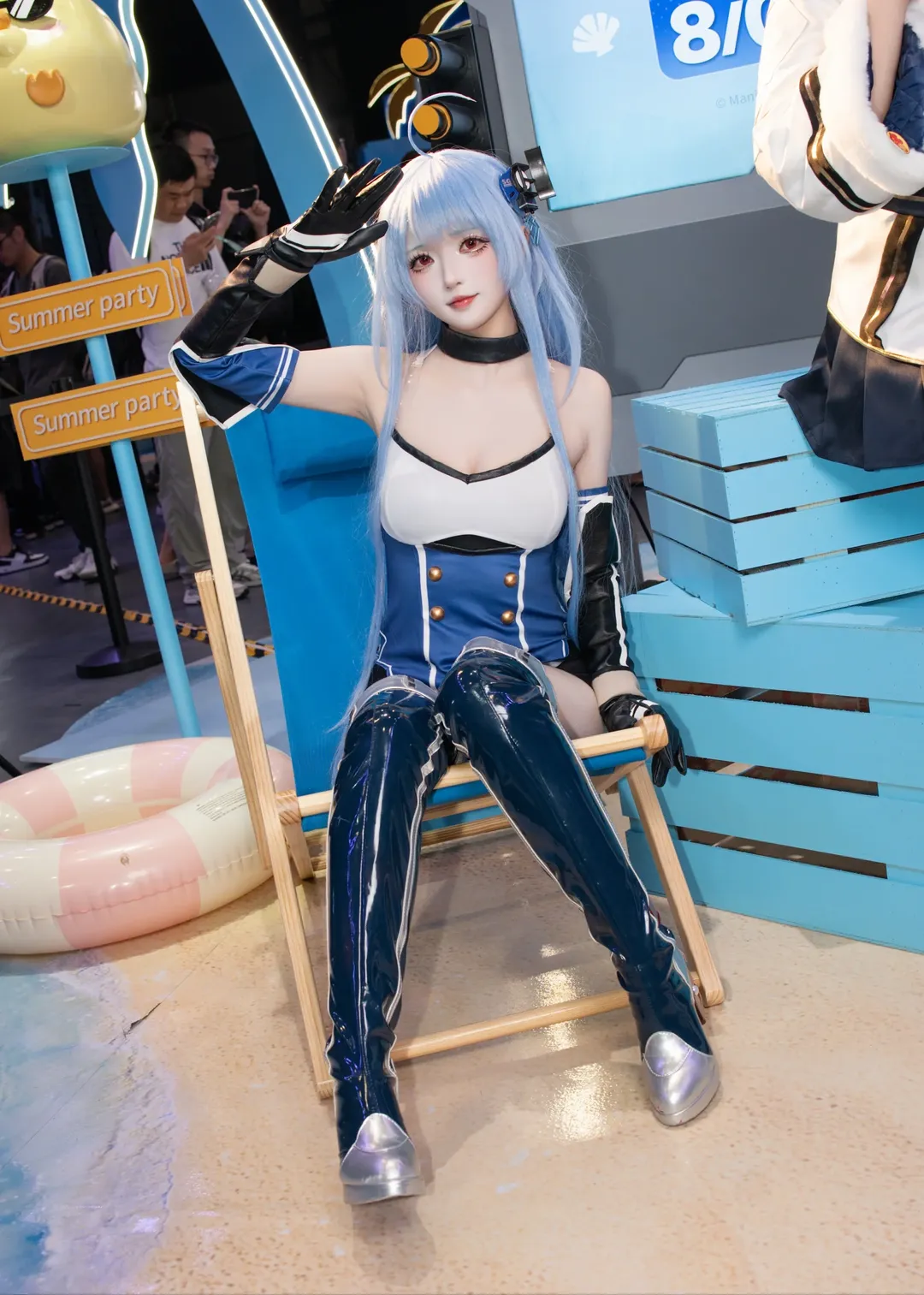 【海伦娜cos】碧蓝航线港区盛夏清凉节，夏日清凉感拉满