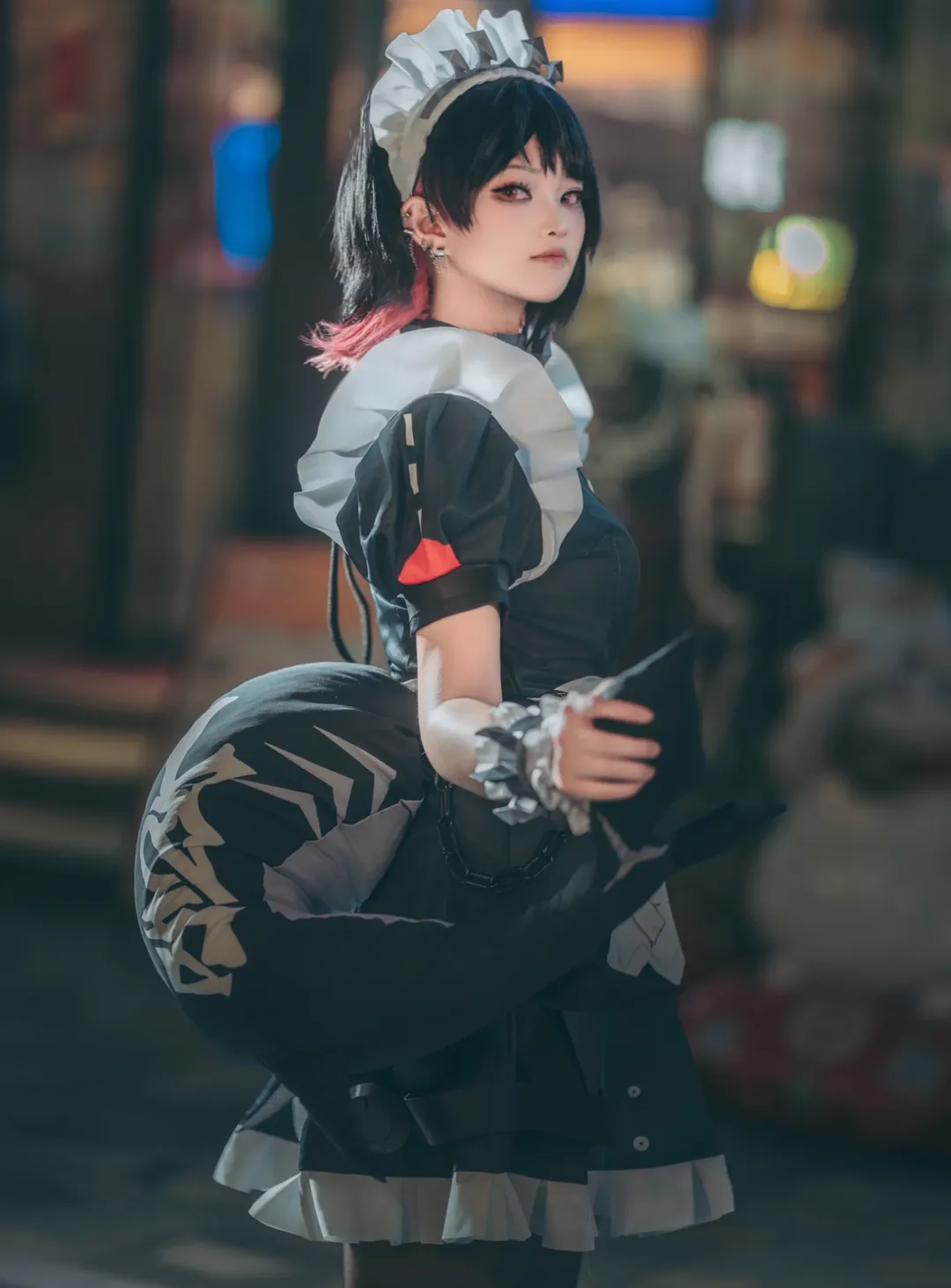 【艾莲乔cos】绝区零艾莲乔夜景街头记录 - 第 1 张