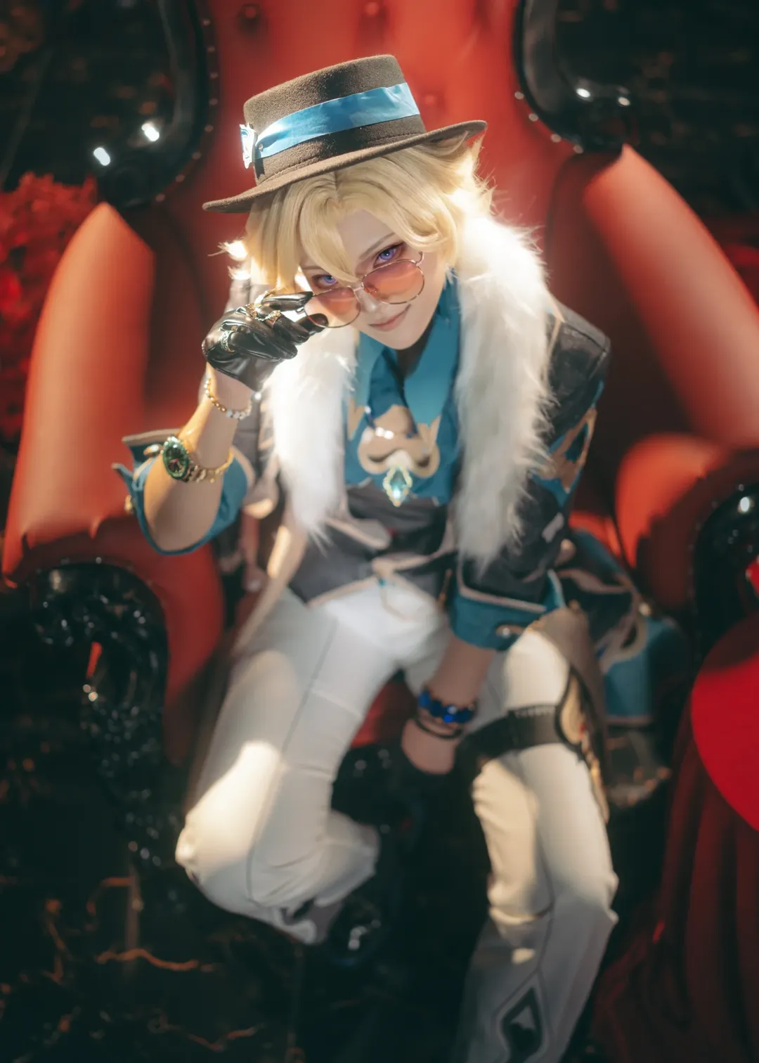 【Aventurine Cosplay】Taking a Seat at Honkai: Star Rail's Gambling Table - Image 4
