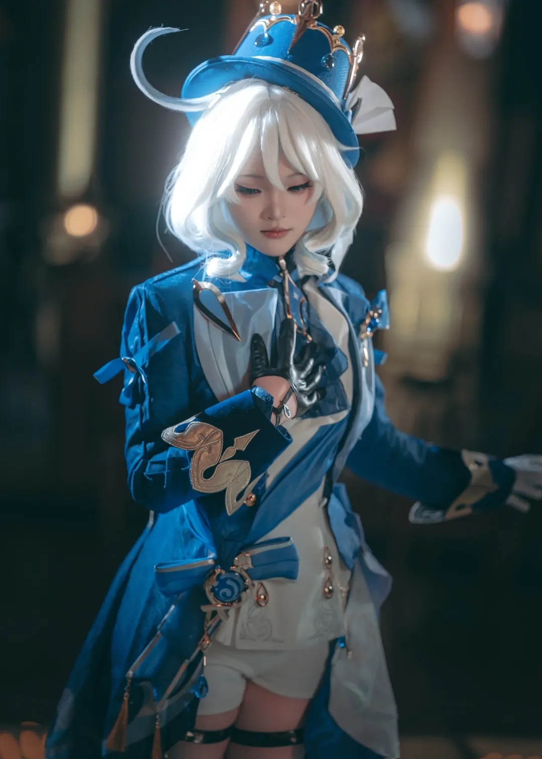 【芙宁娜cos】为原神水神庆生，亲自包场大剧院 - 第 2 张