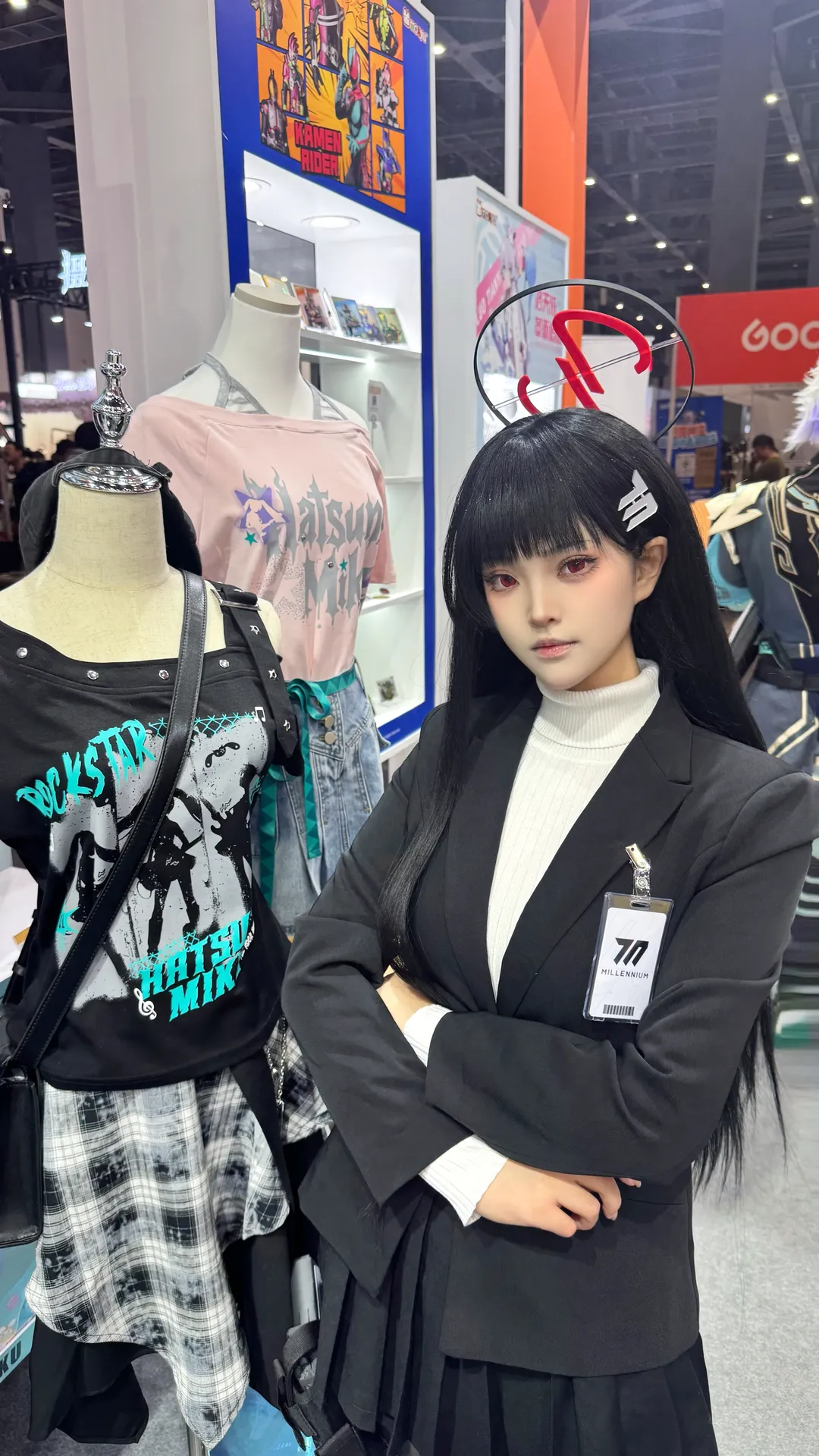 【调月莉音cos】蔚蓝档案CP32，和初音周边的奇妙联动 - 第 1 张