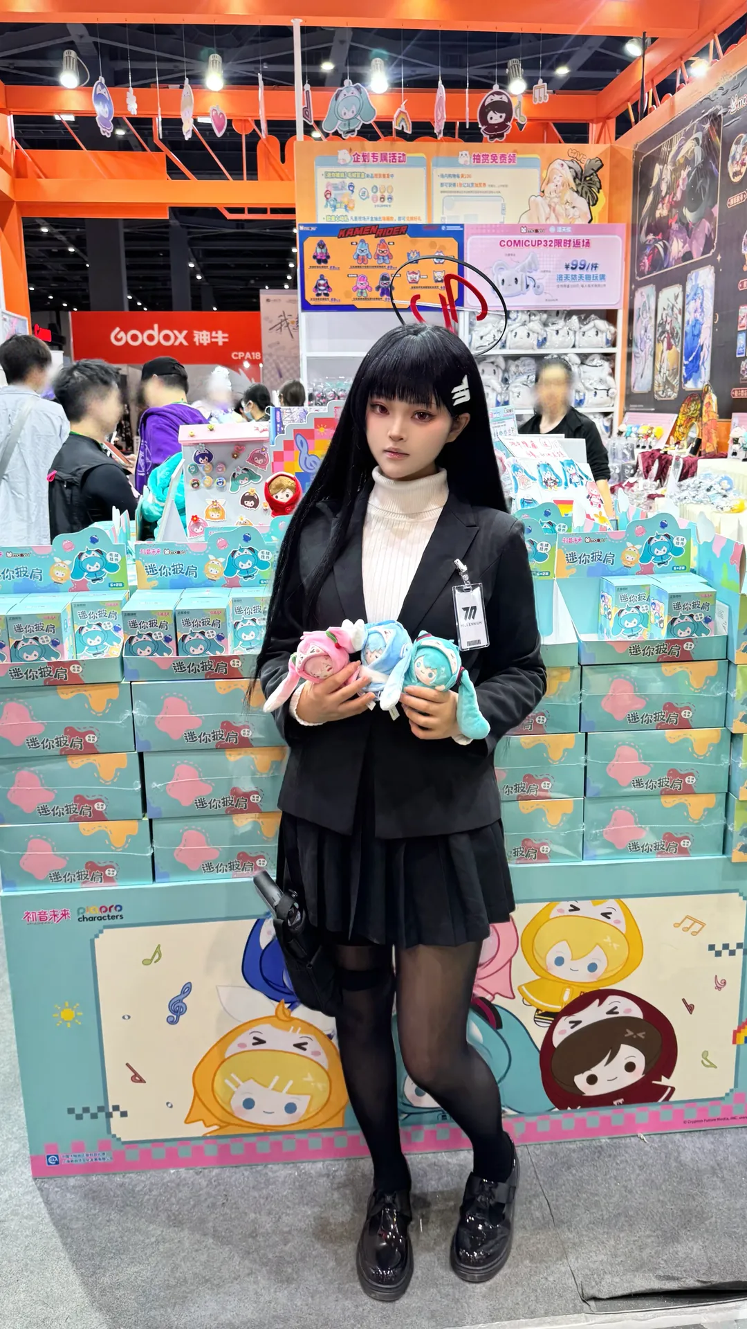 【调月莉音cos】蔚蓝档案CP32，和初音周边的奇妙联动