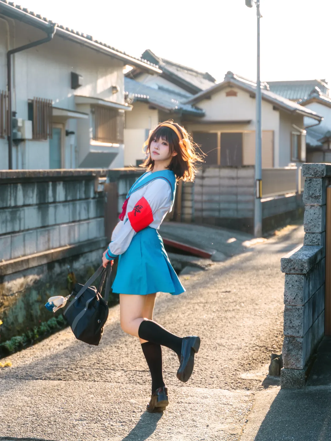 【凉宫春日cos】和歌山街角的风，吹起漫无止境的八月记忆