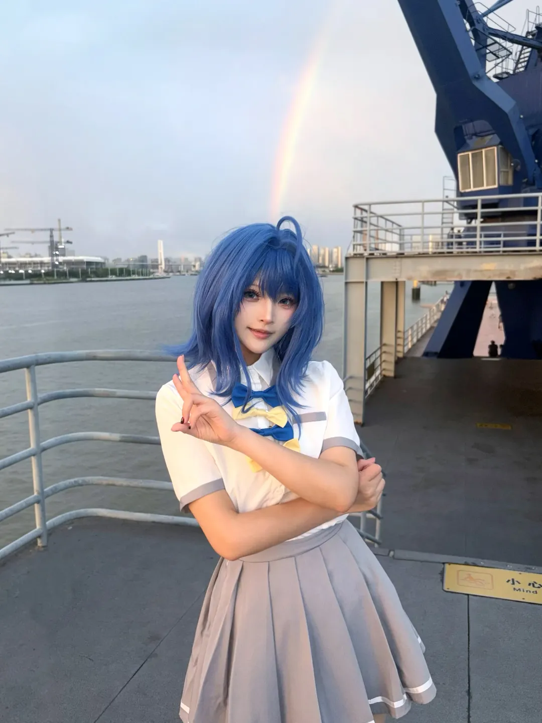 【八奈見杏菜cos】敗犬女主太多了，這抹彩虹太適合她了 - 第 1 張