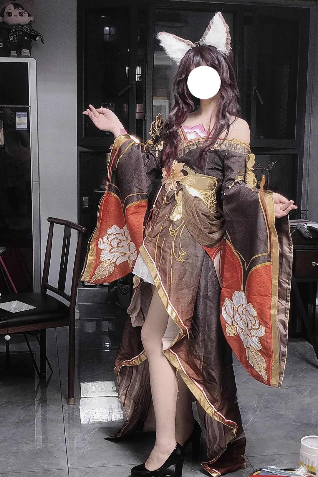 【忘归人cos】崩坏星穹铁道的古风兽耳试衣分享 - 第 1 张