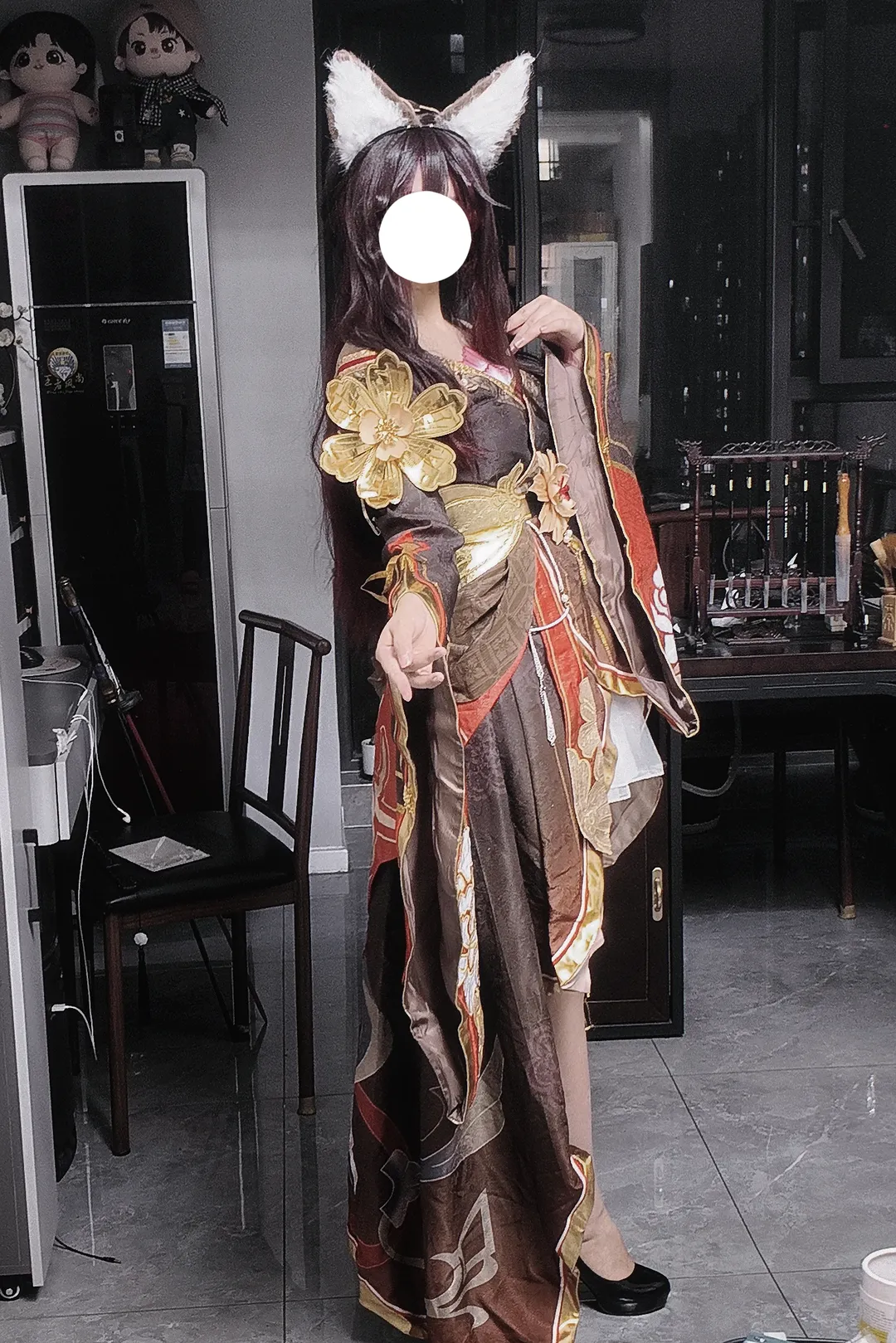 【忘归人cos】崩坏星穹铁道的古风兽耳试衣分享 - 第 3 张
