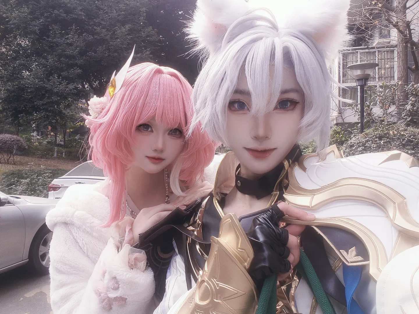 【崩坏星穹铁道cos】天府红街头记录，我们的双人外景时刻