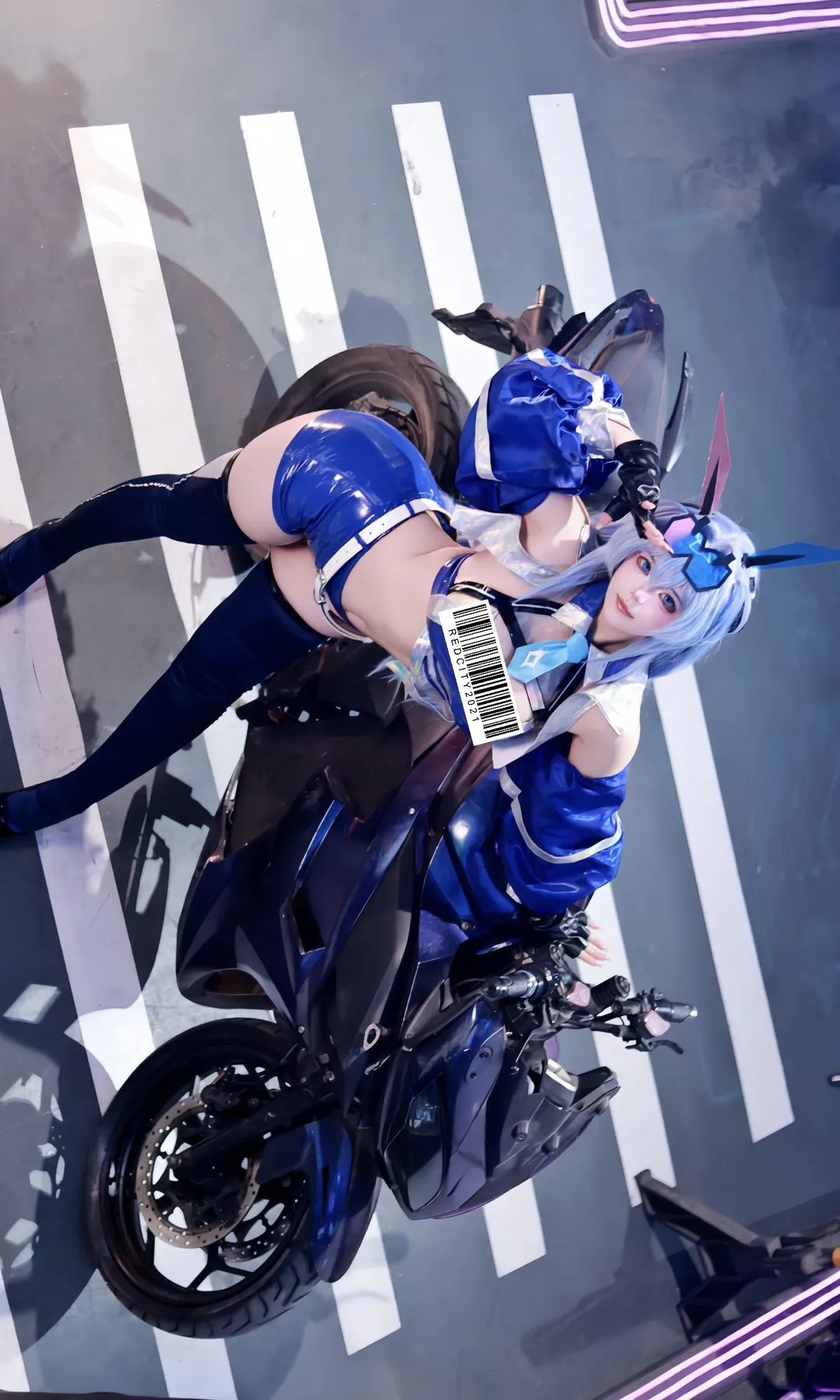 【ニュージャージーコスプレ】アズールレーン レーシングスーツコスプレ、レタッチが超楽しかったセット - 1 枚目