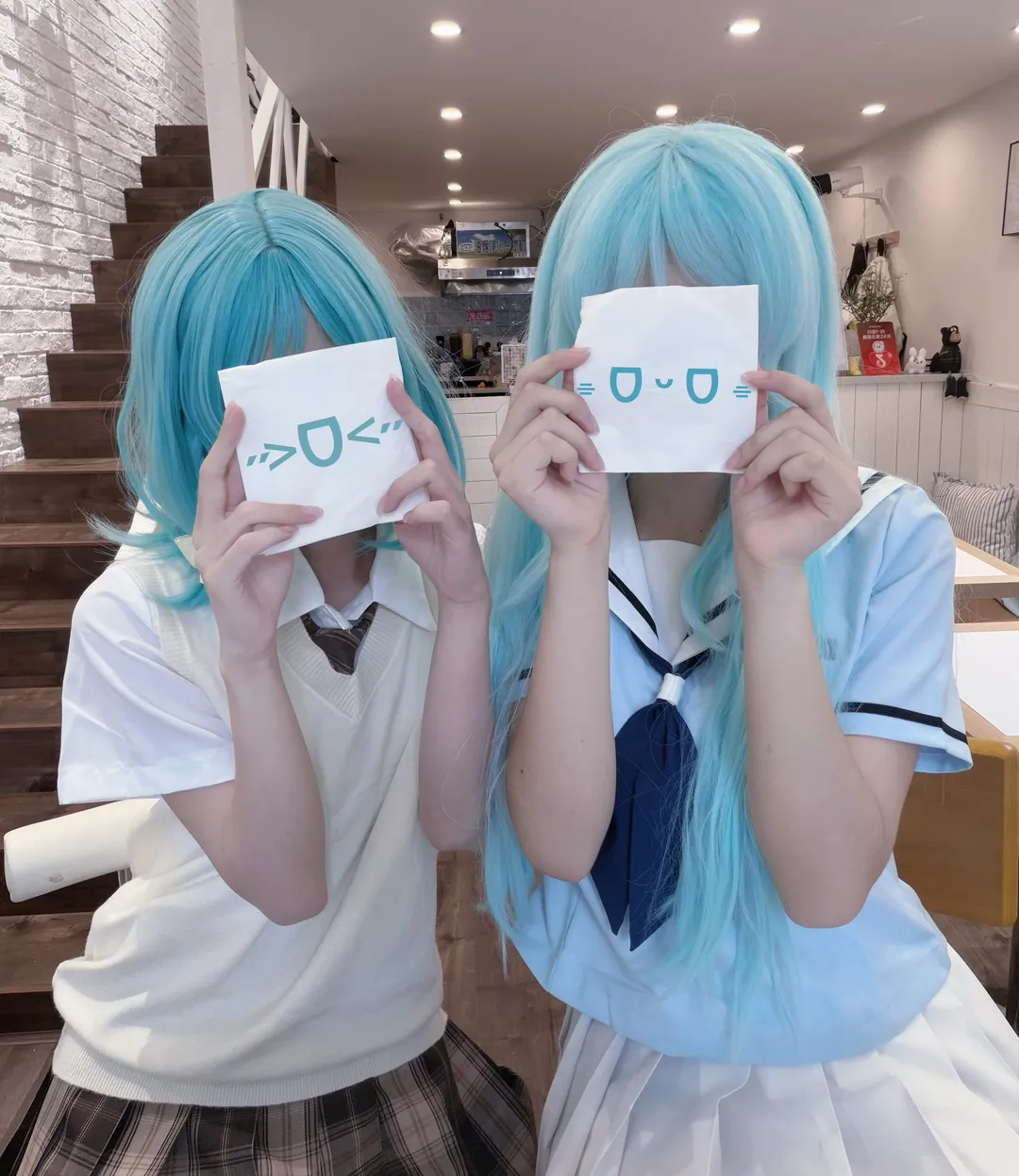 [Hikawa Hina cosplay] BanG Dream! Twin Stars' Leisurely Afternoon - Image 1