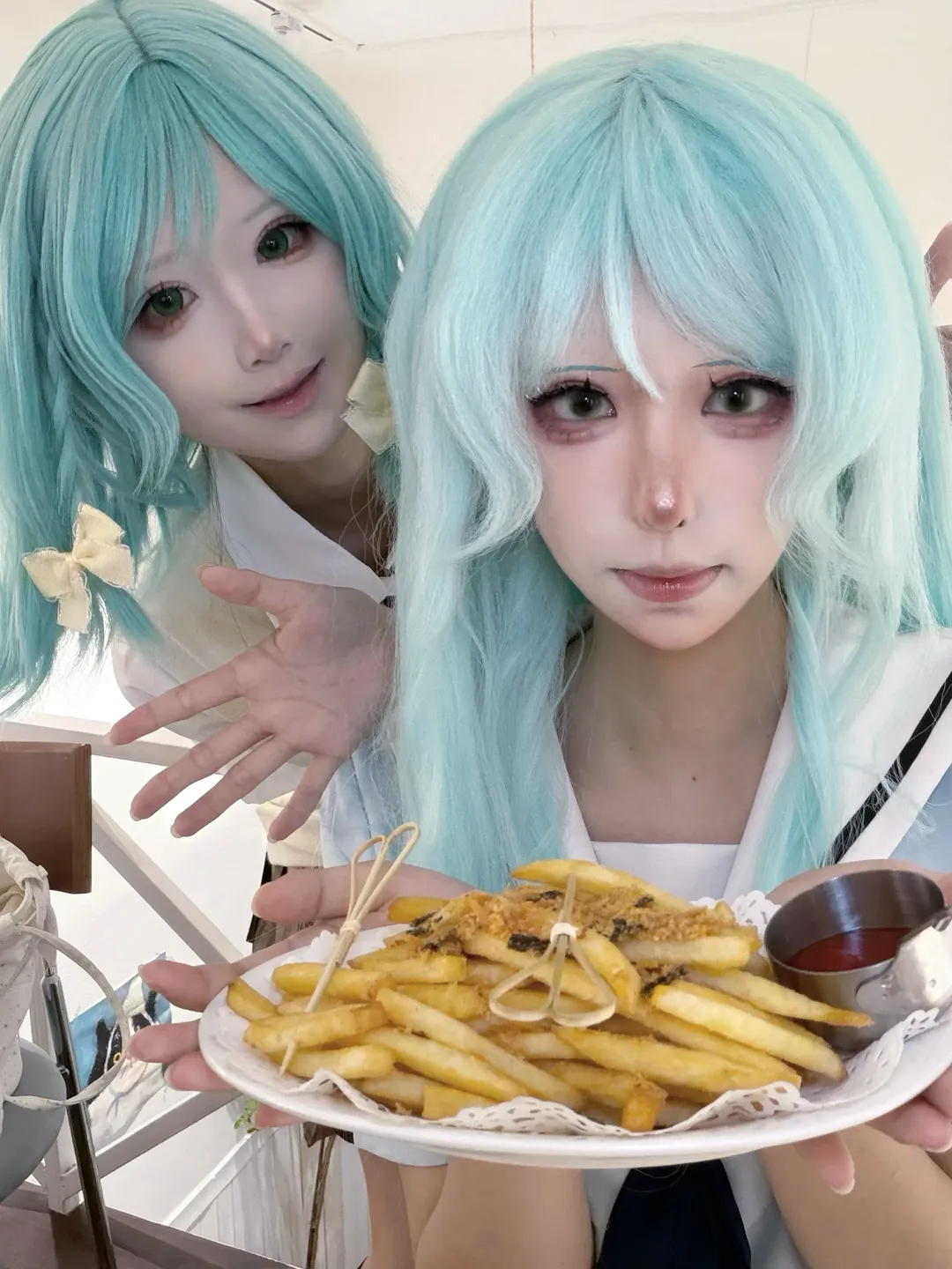 [Hikawa Hina cosplay] BanG Dream! Twin Stars' Leisurely Afternoon - Image 3