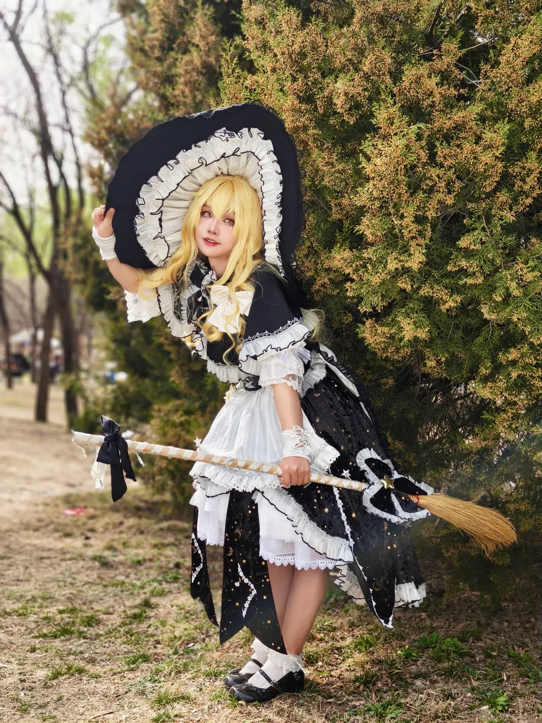 【雾雨魔理沙cos】东方project的黑白花絮与隐藏菜单 - 第 1 张