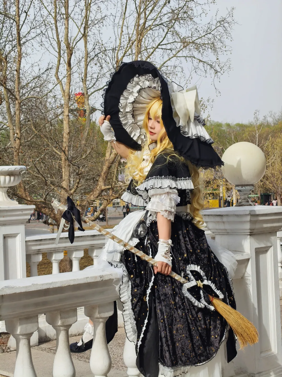 【雾雨魔理沙cos】东方project的黑白花絮与隐藏菜单 - 第 3 张