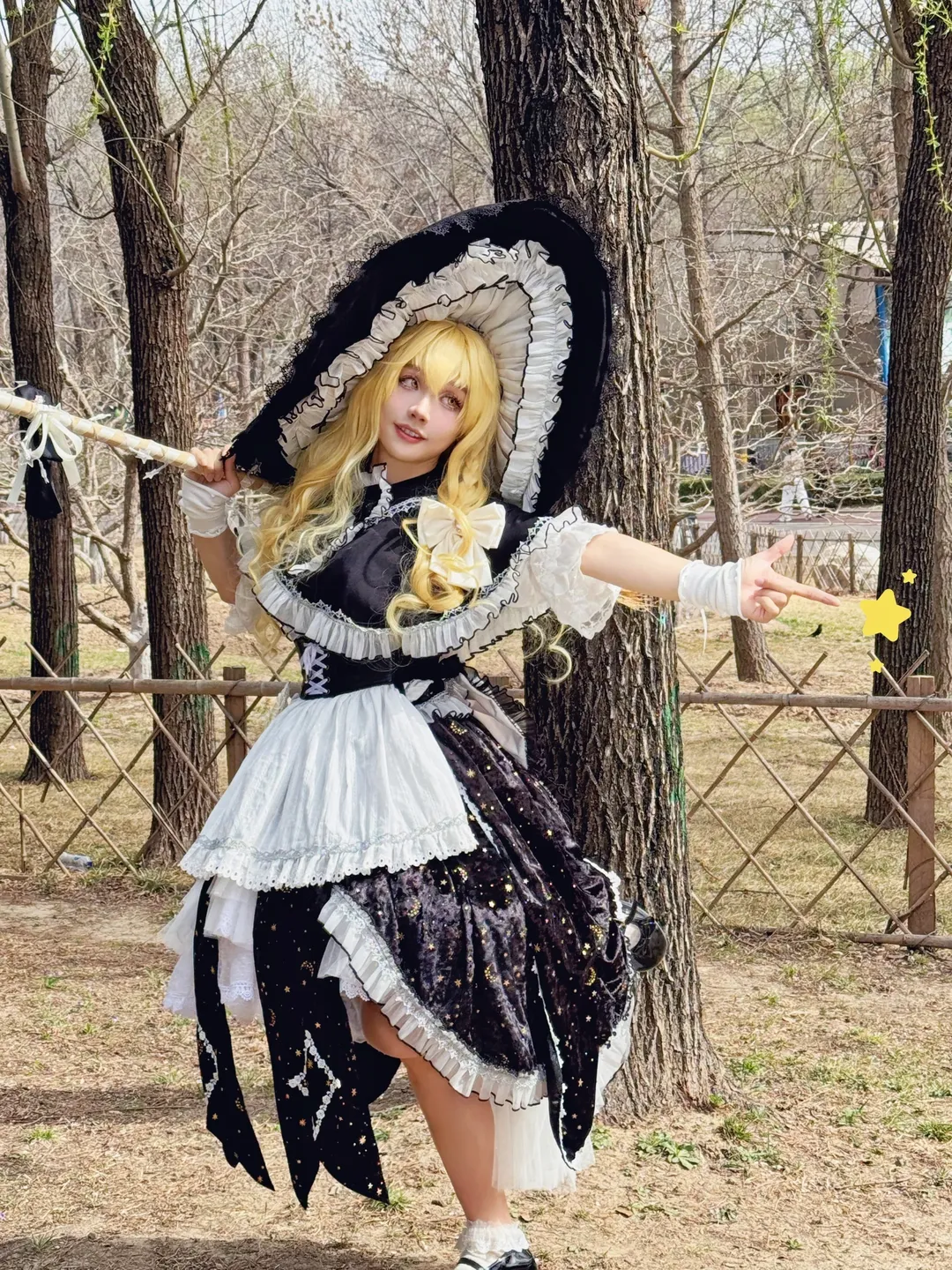 【雾雨魔理沙cos】东方project的黑白花絮与隐藏菜单 - 第 4 张