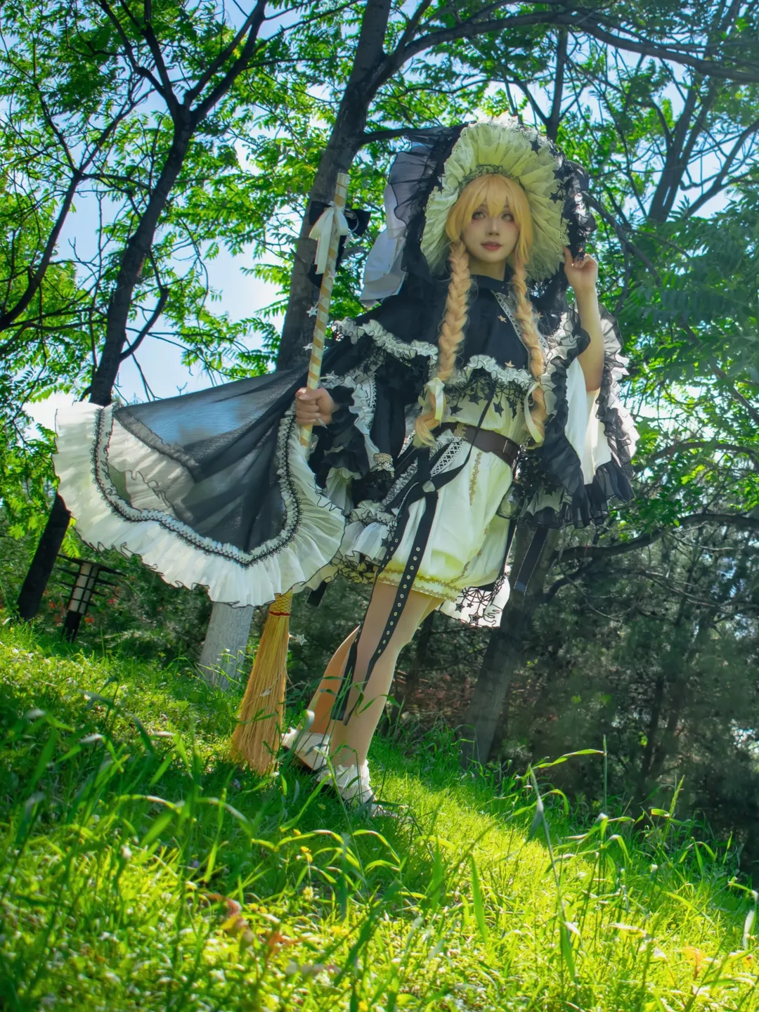 【雾雨魔理沙cos】东方project的校园后院魔法使 - 第 1 张
