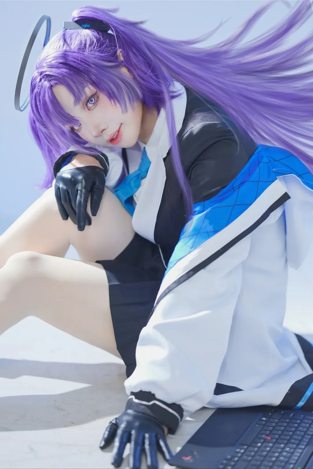 【早濑优香cos】蔚蓝档案的千禧年黑客少女 - 第 1 张