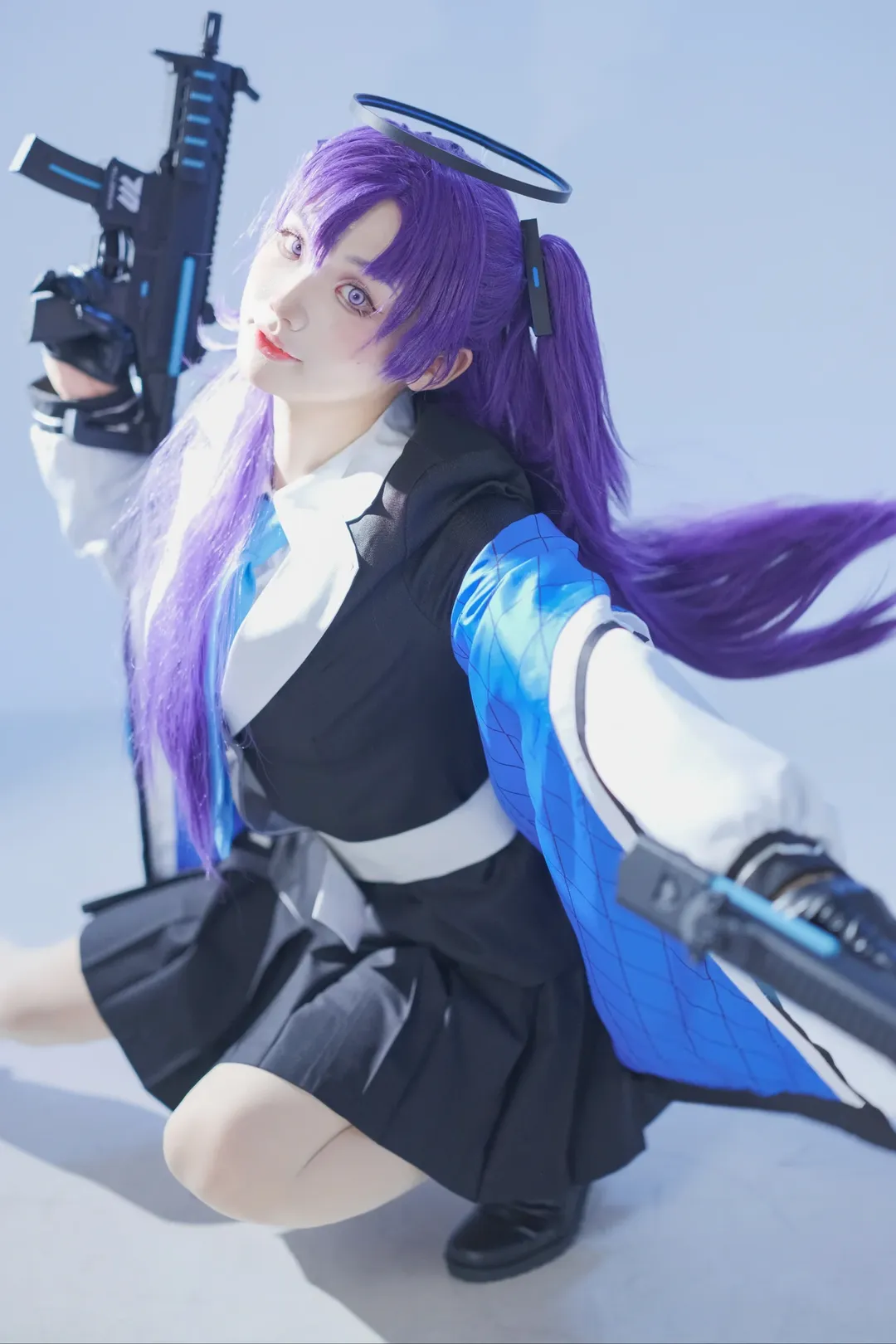 【早濑优香cos】蔚蓝档案的千禧年黑客少女 - 第 4 张