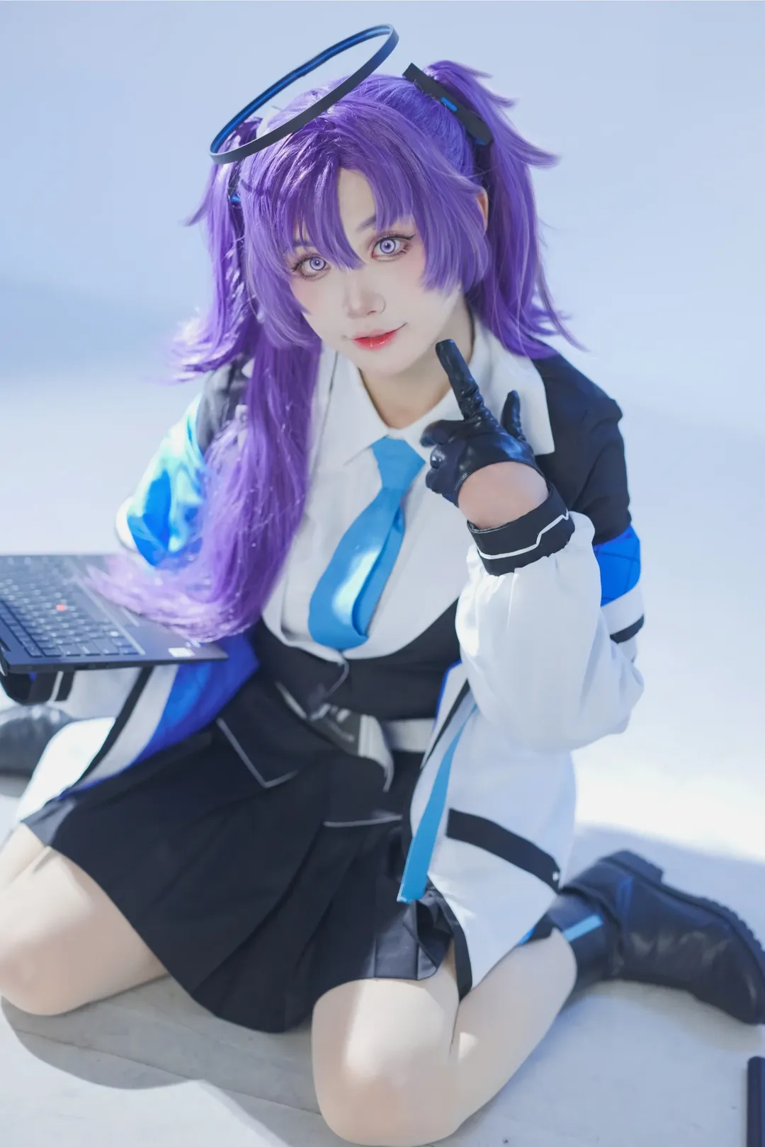 【早濑优香cos】蔚蓝档案的千禧年黑客少女 - 第 5 张