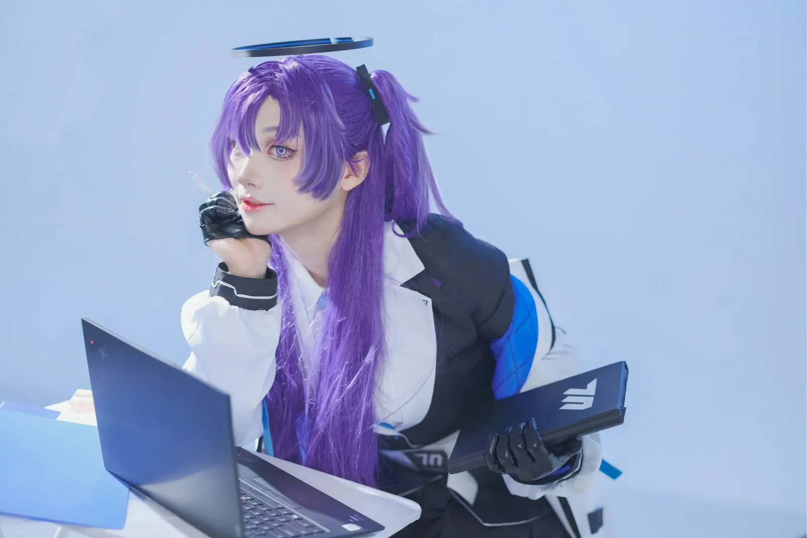 【早濑优香cos】蔚蓝档案的千禧年黑客少女 - 第 8 张