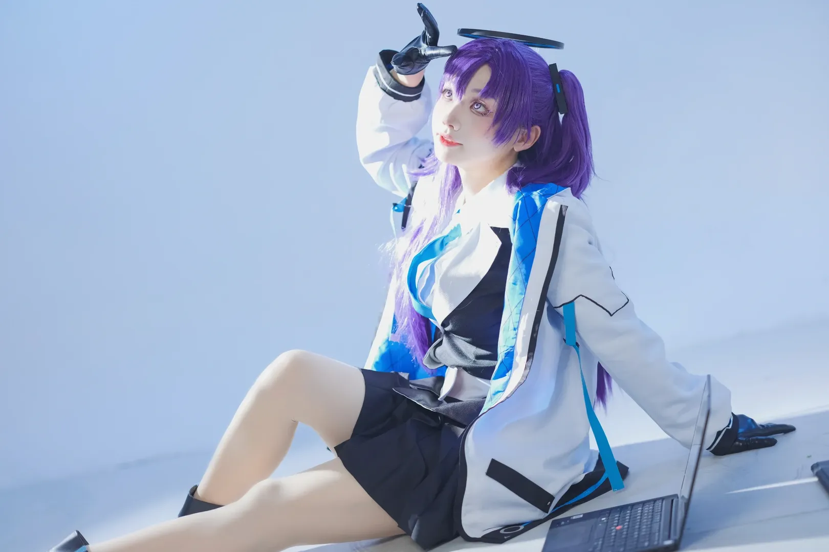 【早濑优香cos】蔚蓝档案的千禧年黑客少女 - 第 9 张