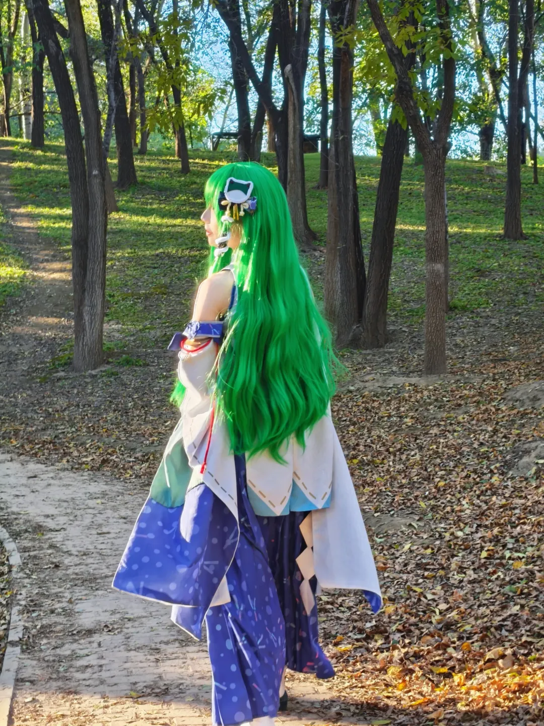 【東風谷早苗 コスプレ】オーゼンで強風に吹き飛ばされそうになった一日 - 3 枚目