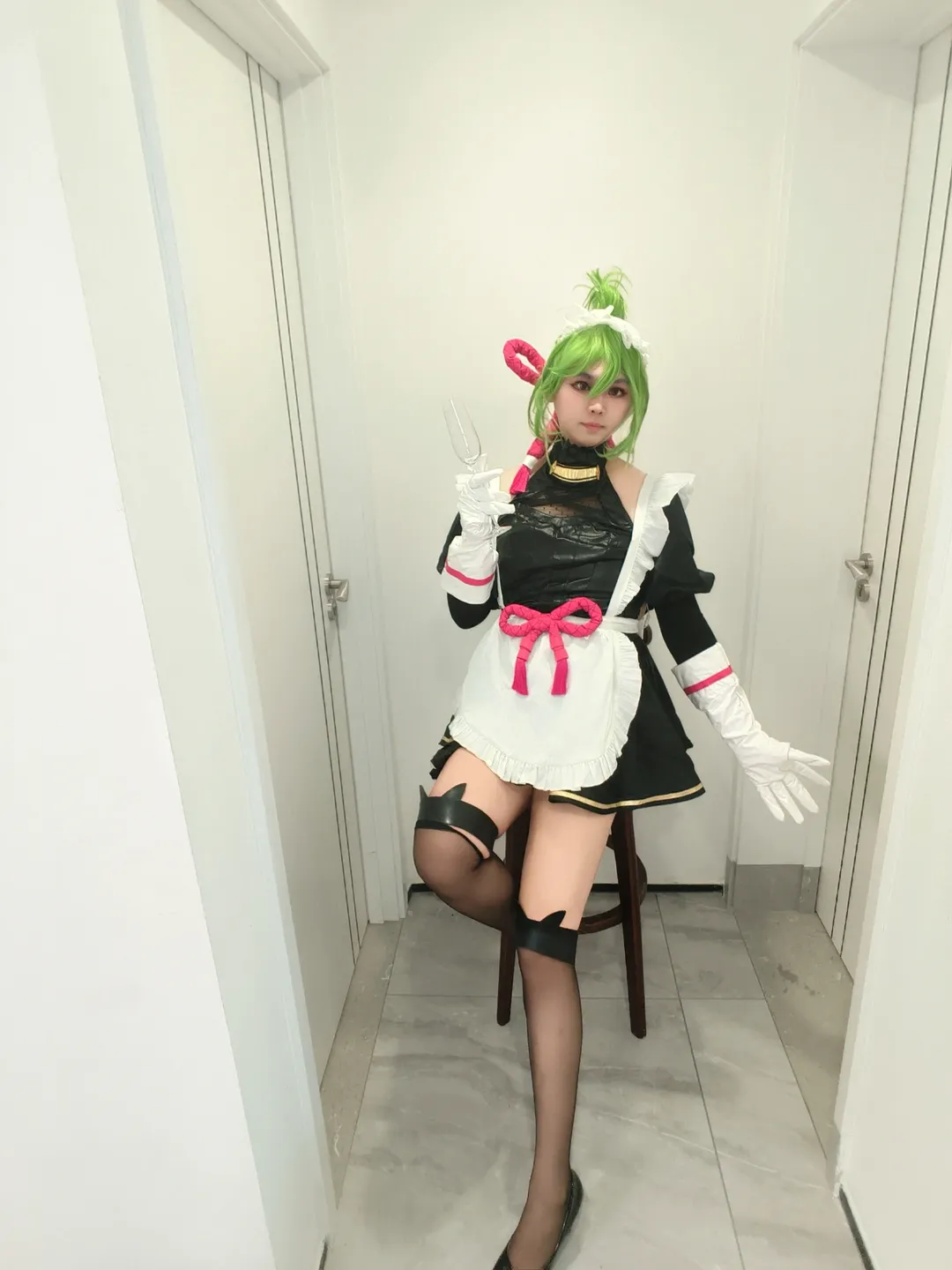 【原神久岐忍女仆cos】荒泷派二把手的居家营业时间 - 第 14 张
