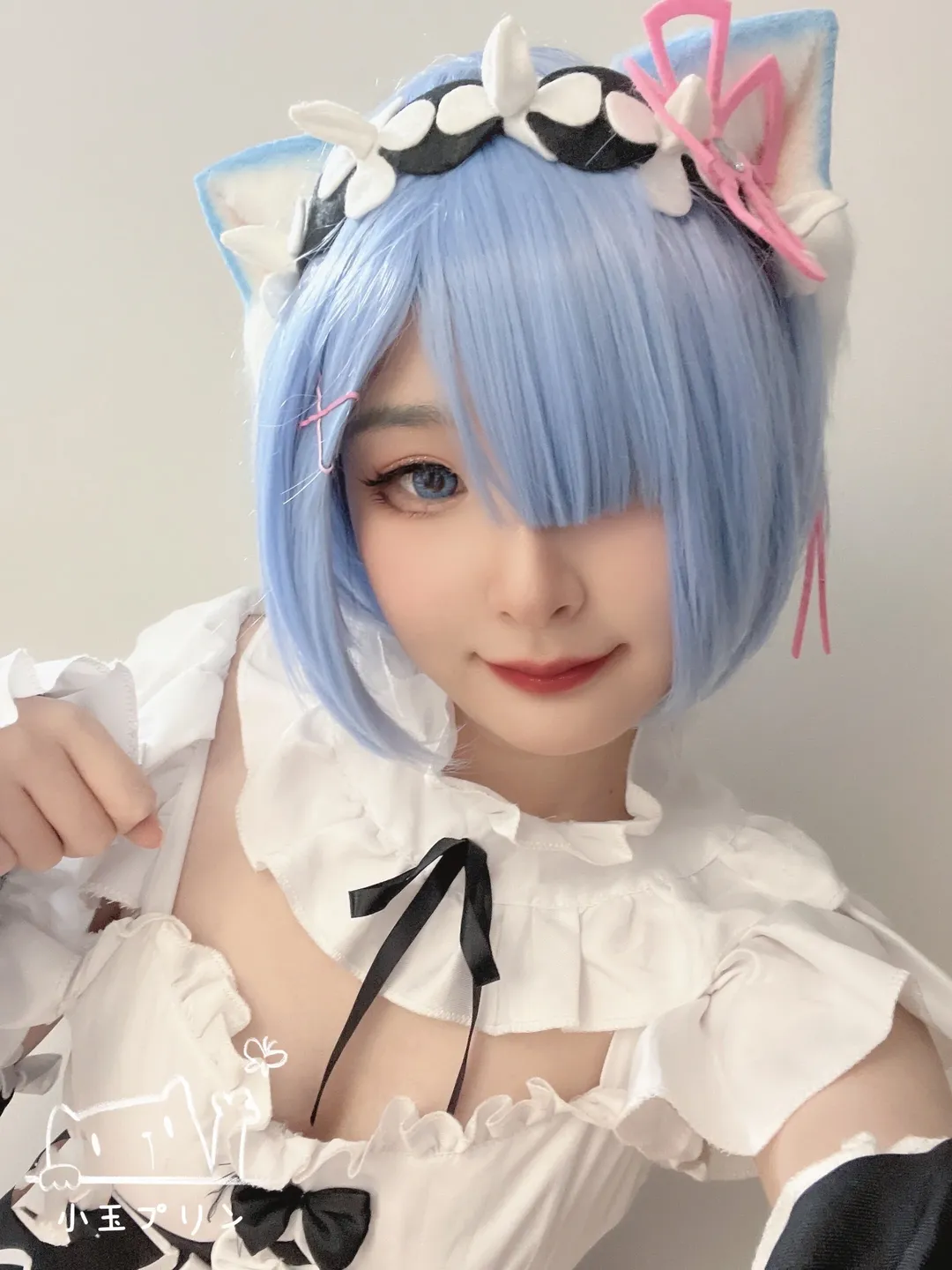 【蕾姆cos】从零开始的异世界生活的猫耳女仆造型 - 第 1 张
