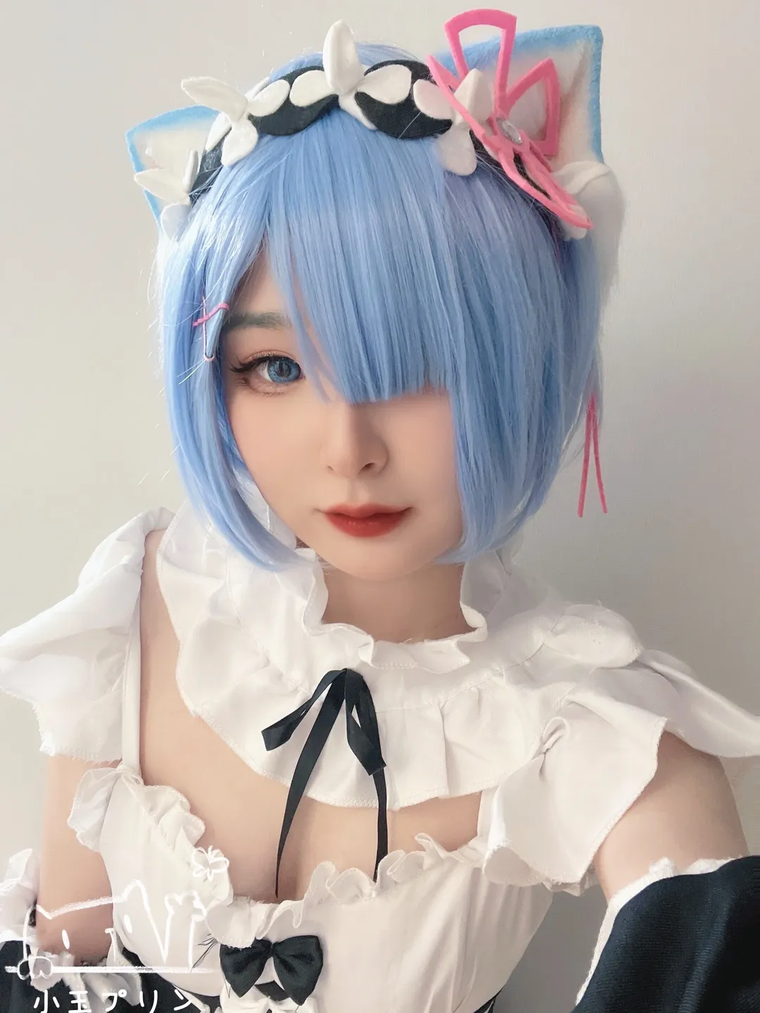 【蕾姆cos】从零开始的异世界生活的猫耳女仆造型 - 第 2 张