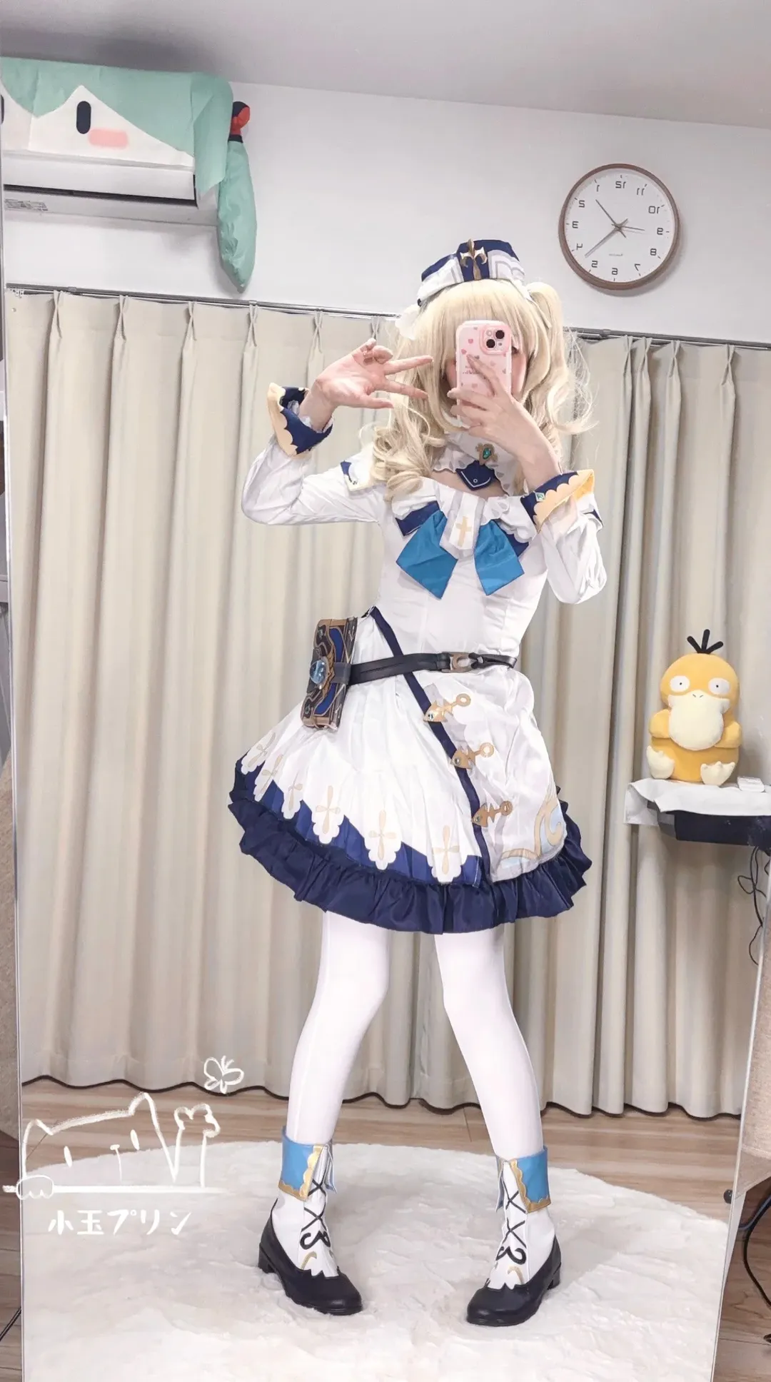 【芭芭拉cos】原神偶像的日常对镜自拍