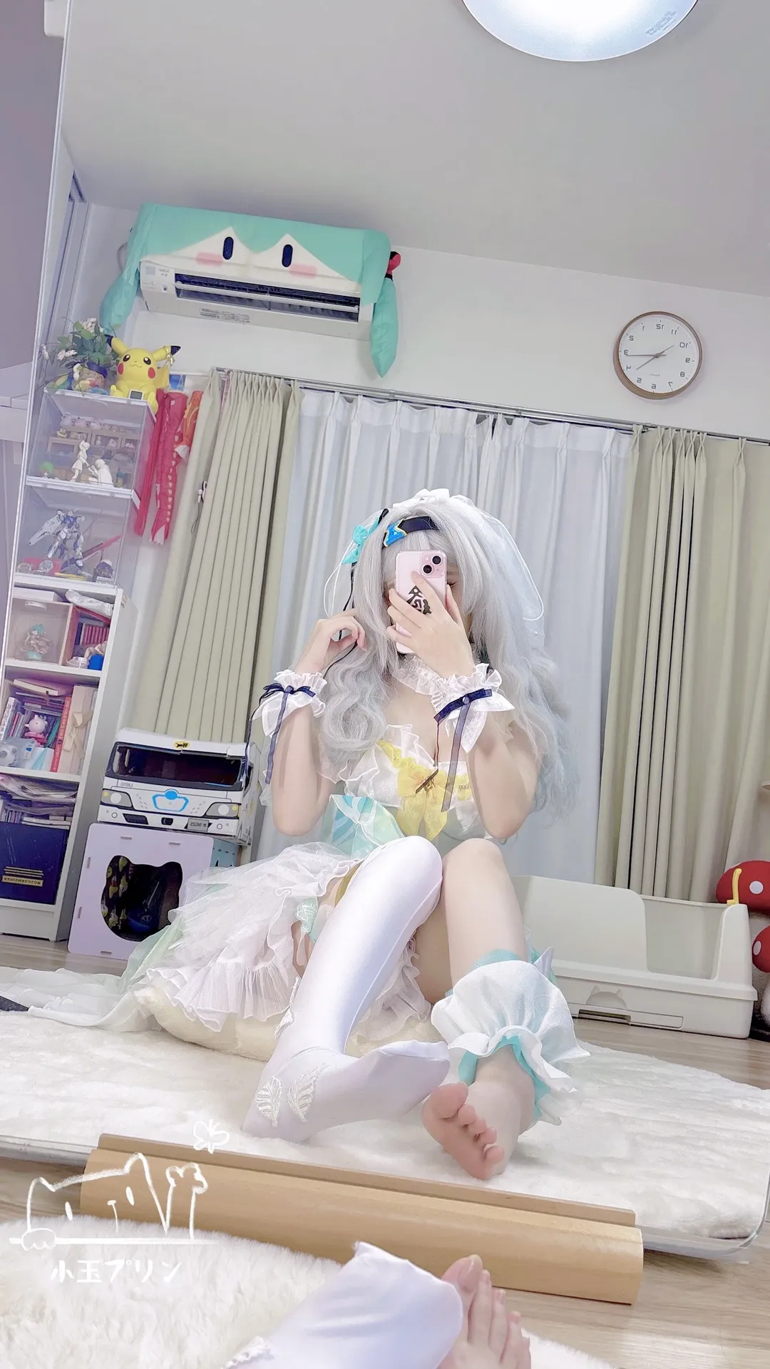 【流萤cos】崩坏星穹铁道的花嫁姿态，捕捉自带发光感的瞬间 - 第 1 张
