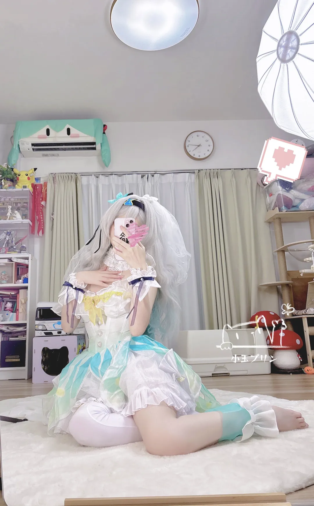 【流萤cos】崩坏星穹铁道的花嫁姿态，捕捉自带发光感的瞬间 - 第 3 张