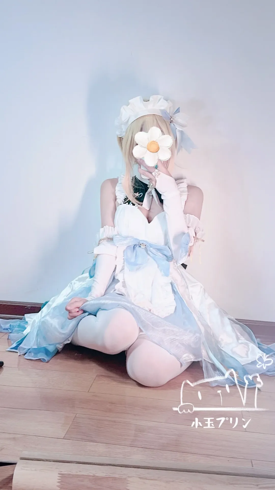 【荧cos】原神至冬打工人的白丝女仆装记录 - 第 1 张