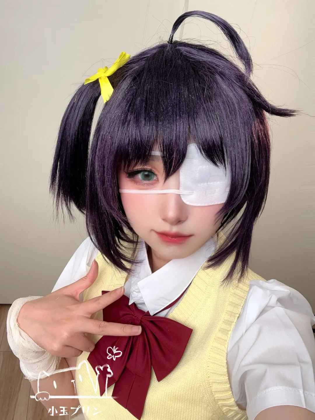 【小鸟游六花cos】中二病也要谈恋爱，邪王真眼契约的完美还原 - 第 3 张
