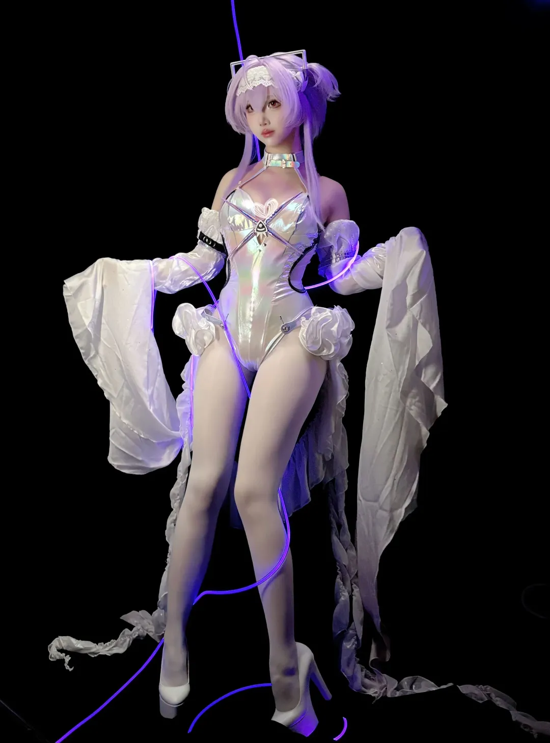 【莉贝雷利奥cos】nikke胜利女神，镭射与白纱的机械视觉
