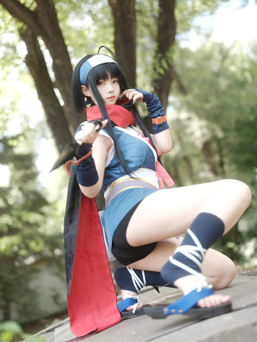 【常陆茉子cos】千恋万花户外清冷忍者风 - 第 2 张