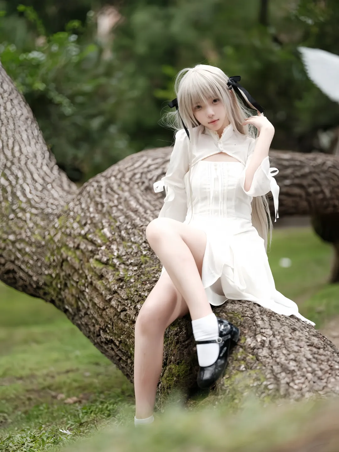 【穹妹cos】森林裡的白裙少女 - 第 2 張