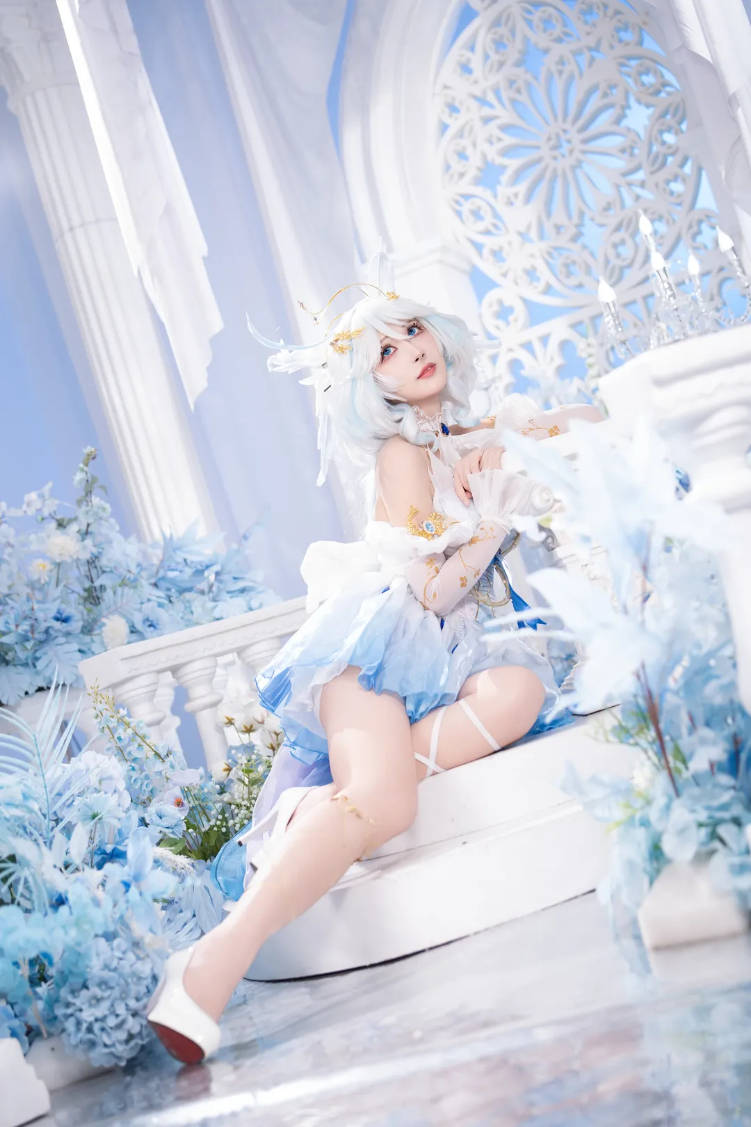 【雪女高渐离cos】碧蓝航线清夏乐园的梦幻时刻 - 第 4 张