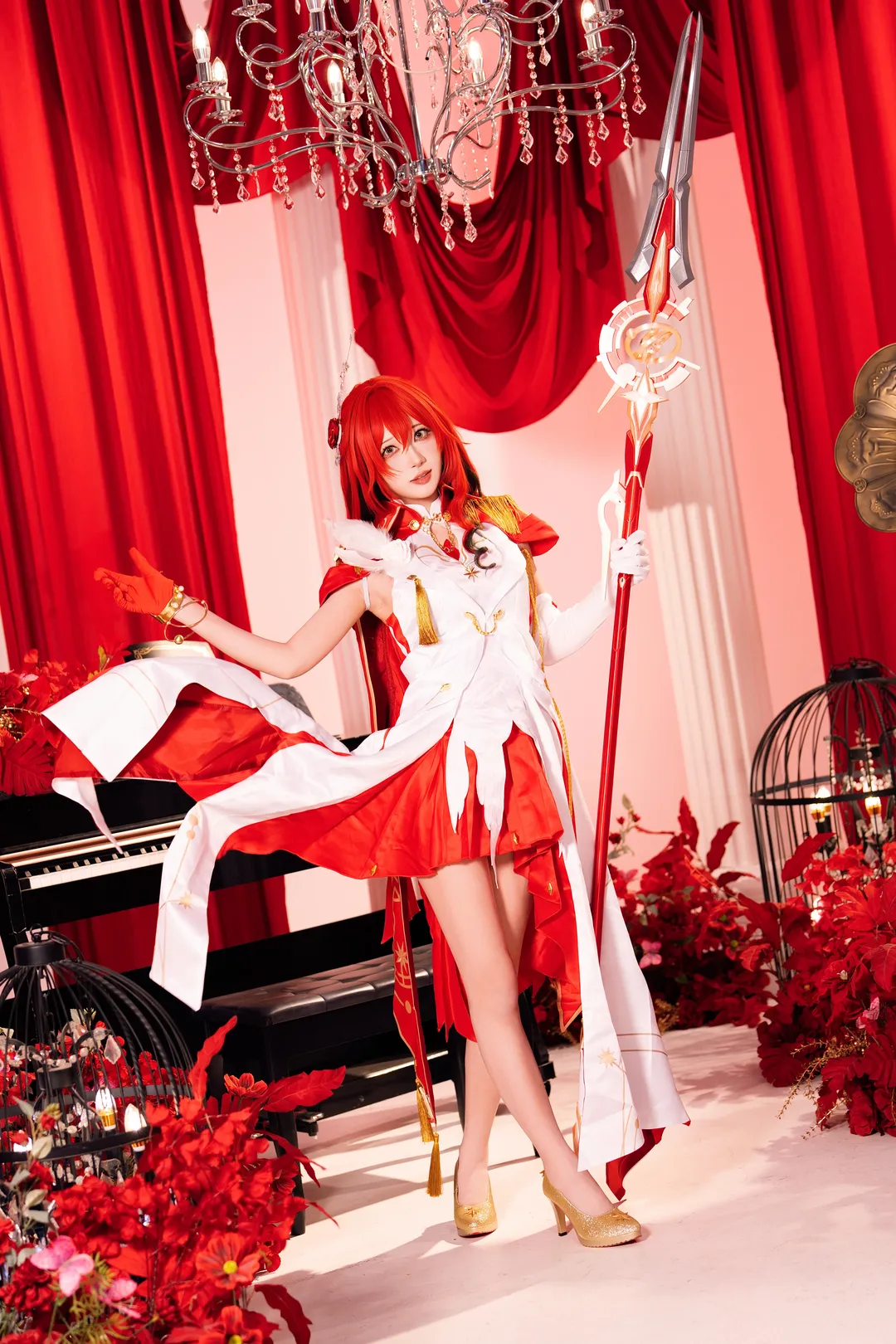 【姬子启行cos】红白礼服与长枪的共鸣 - 第 2 张