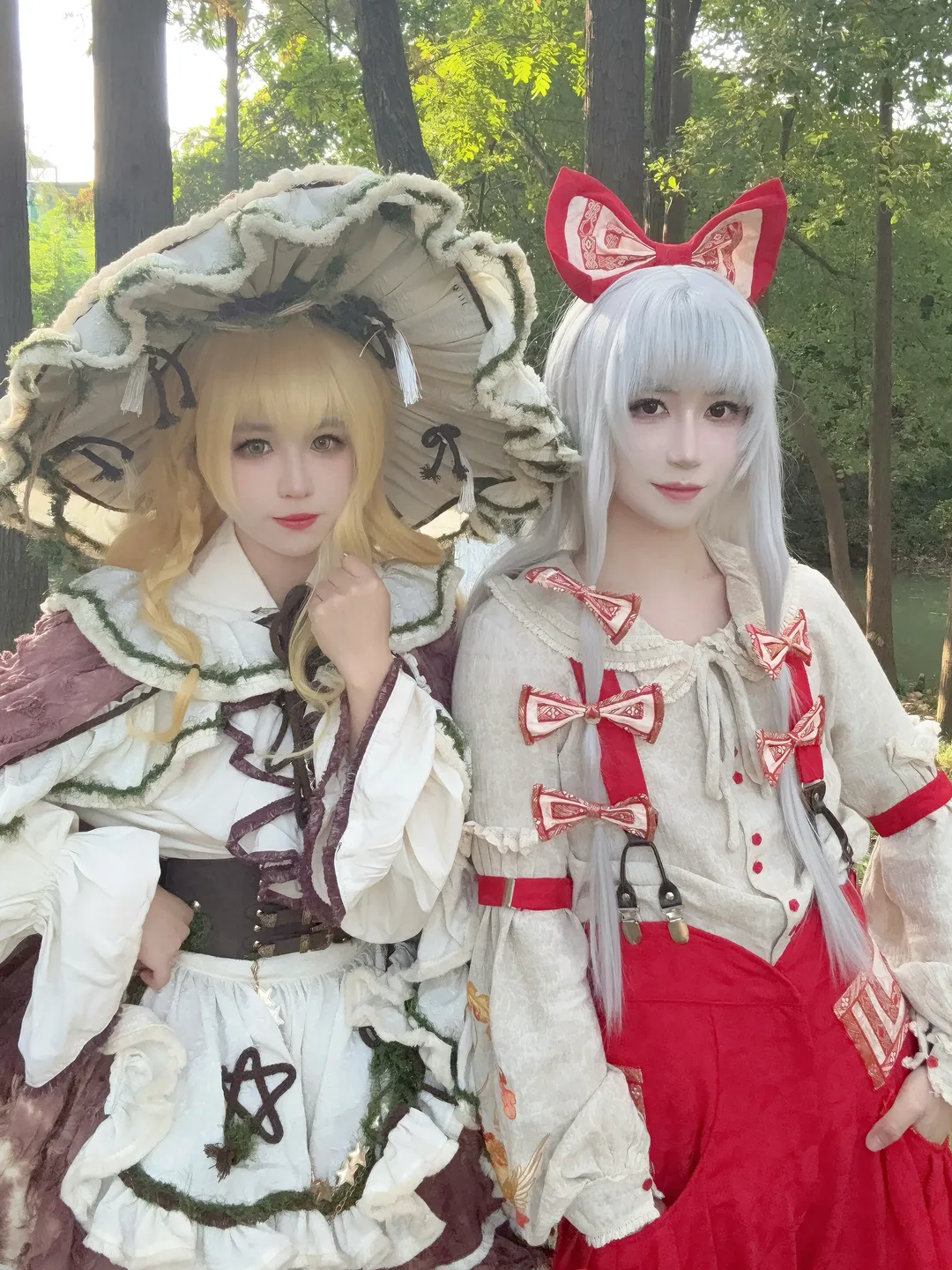 【魔理沙コスプレ】『東方Project』紅葉シーズンの冒険、まるで絵画の中を旅するように - 4 枚目