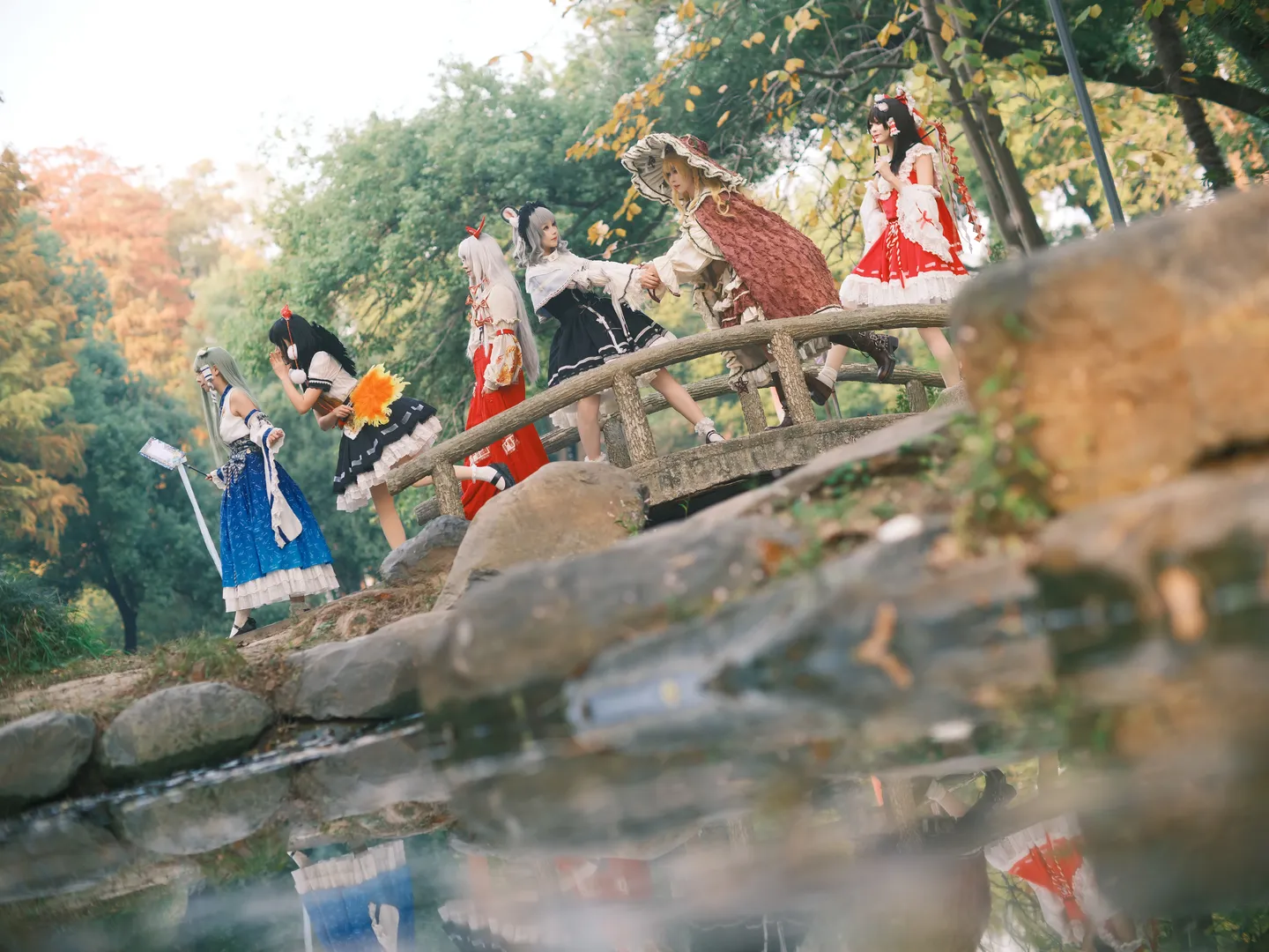 【博丽灵梦cos】东方project秋日林间六人团建 - 第 6 张
