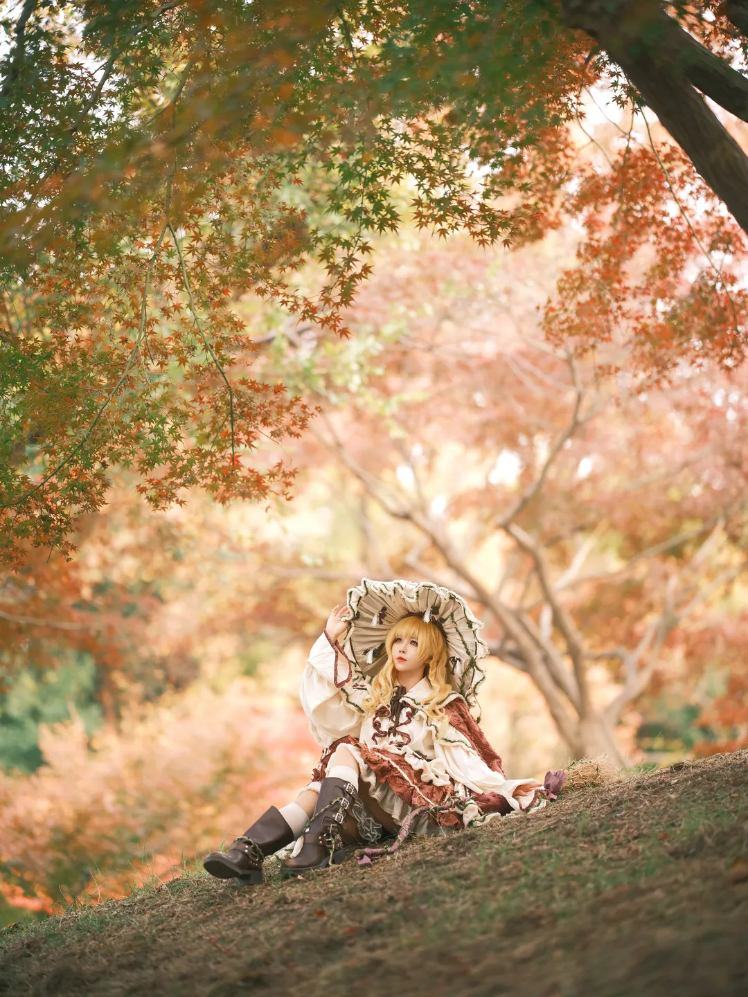 【雾雨魔理沙cos】幻想乡出没的秋日魔法使 - 第 4 张