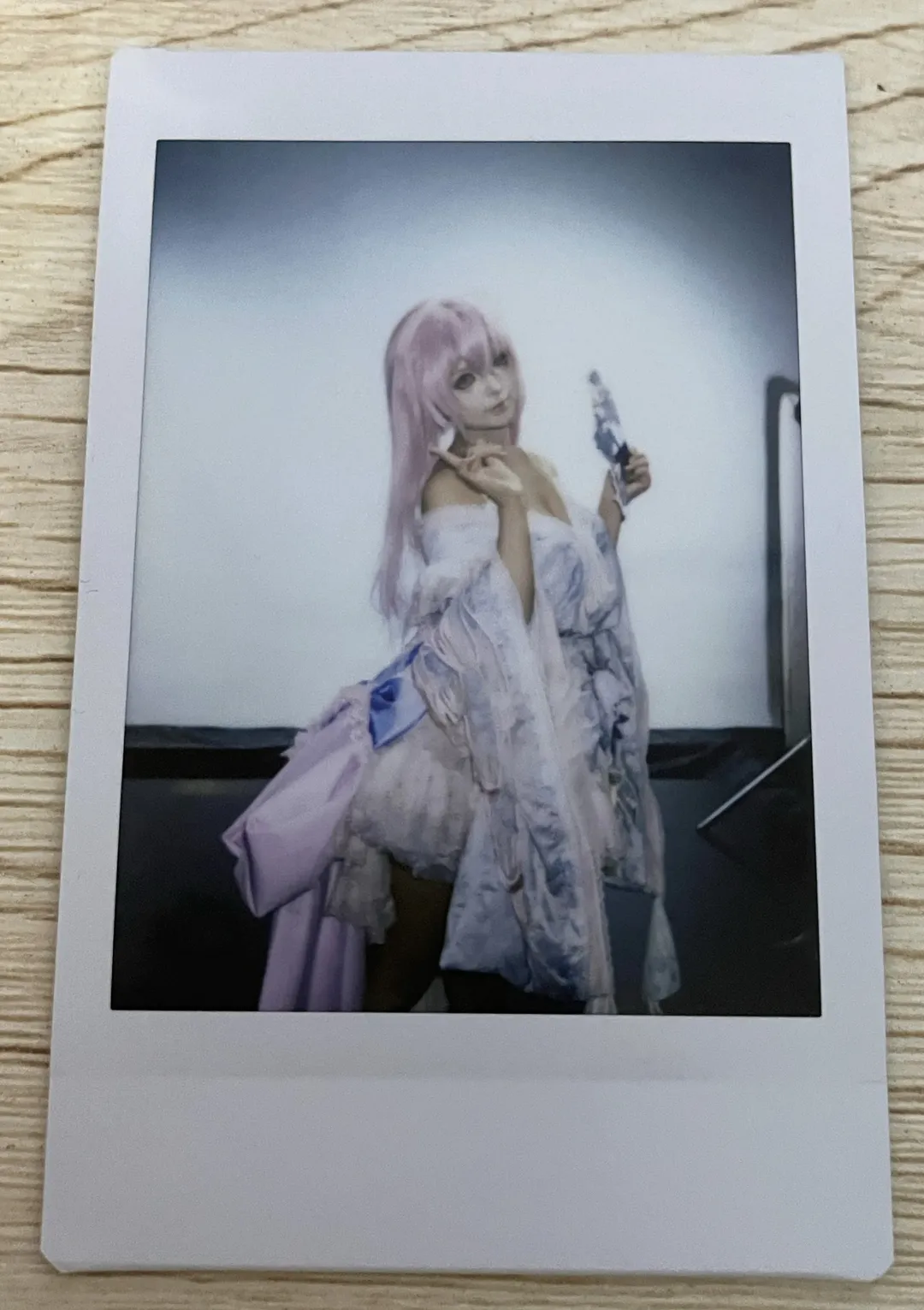 【幽幽子cos】白玉楼旧照，东方Project的拍立得记录 - 第 1 张