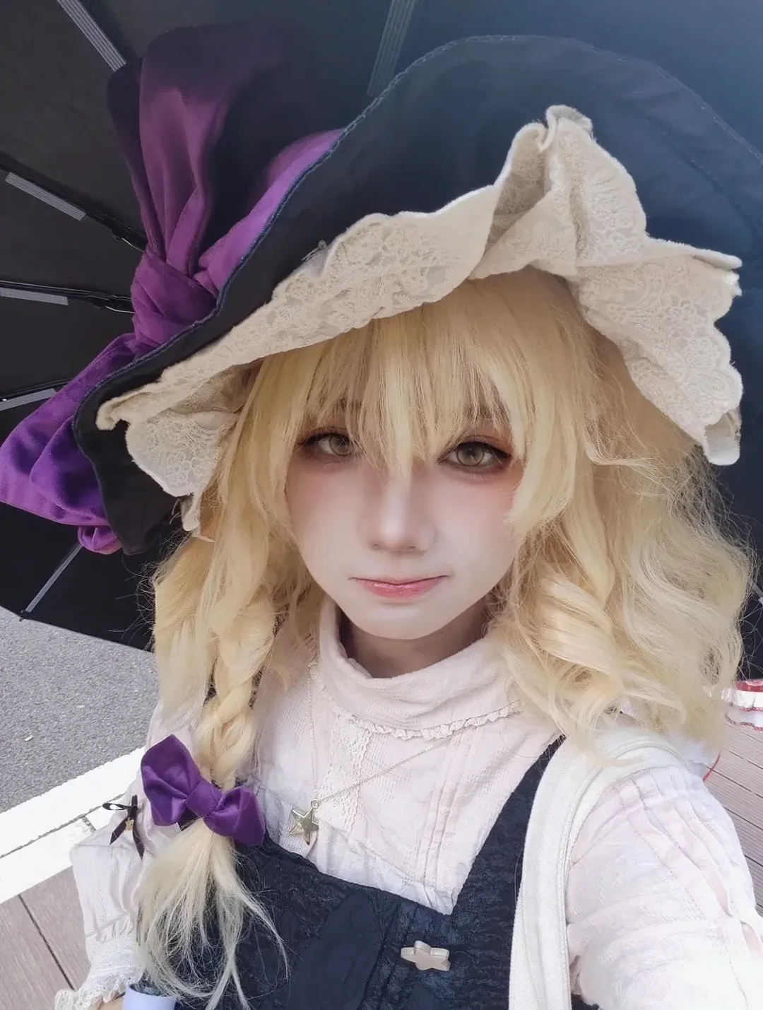 【雾雨魔理沙cos】短发魔理沙的日常游园穿搭记录 - 第 1 张