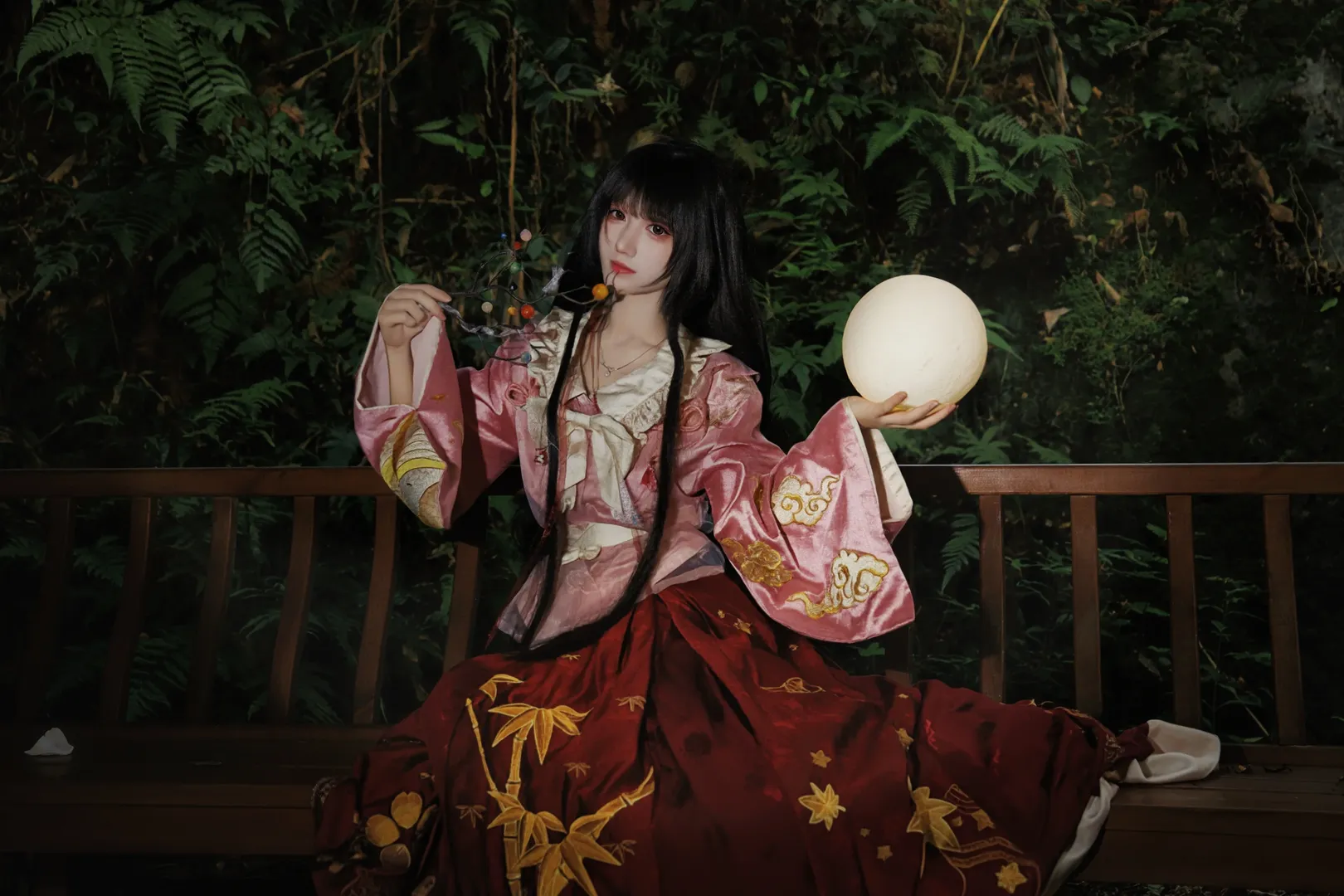 【蓬莱山辉夜cos】东方Project中的永远与须臾之罪人