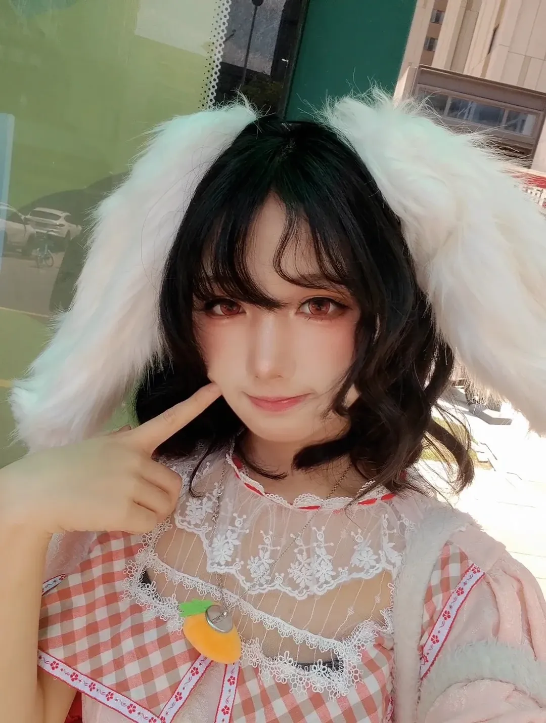 【因幡帝cos】东方Project里的兔耳妖精，真发出演的小小挑战 - 第 3 张