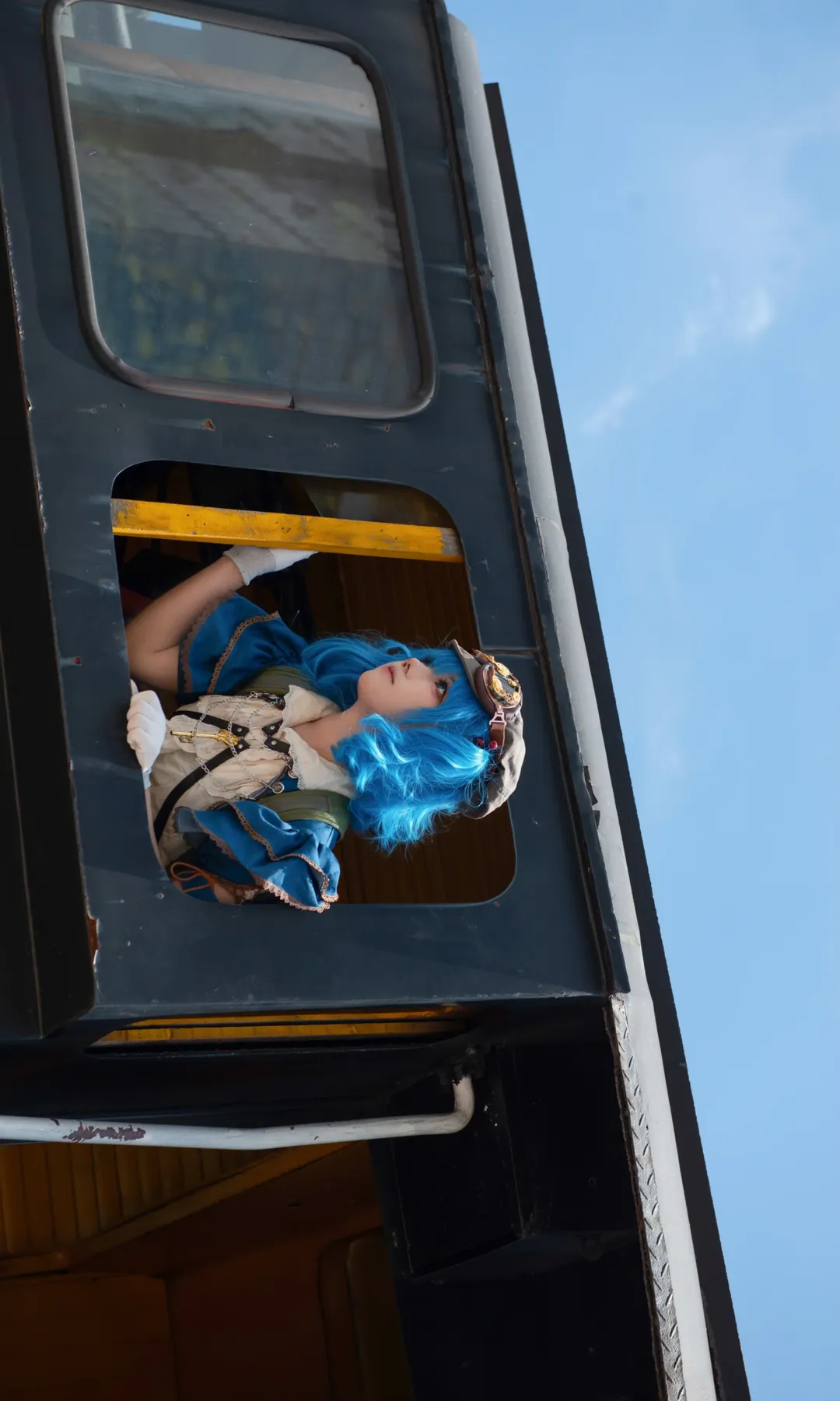 【Kawashiro Nitori cosplay】Touhou Project Kawashiro Train On-Location Shooting Record