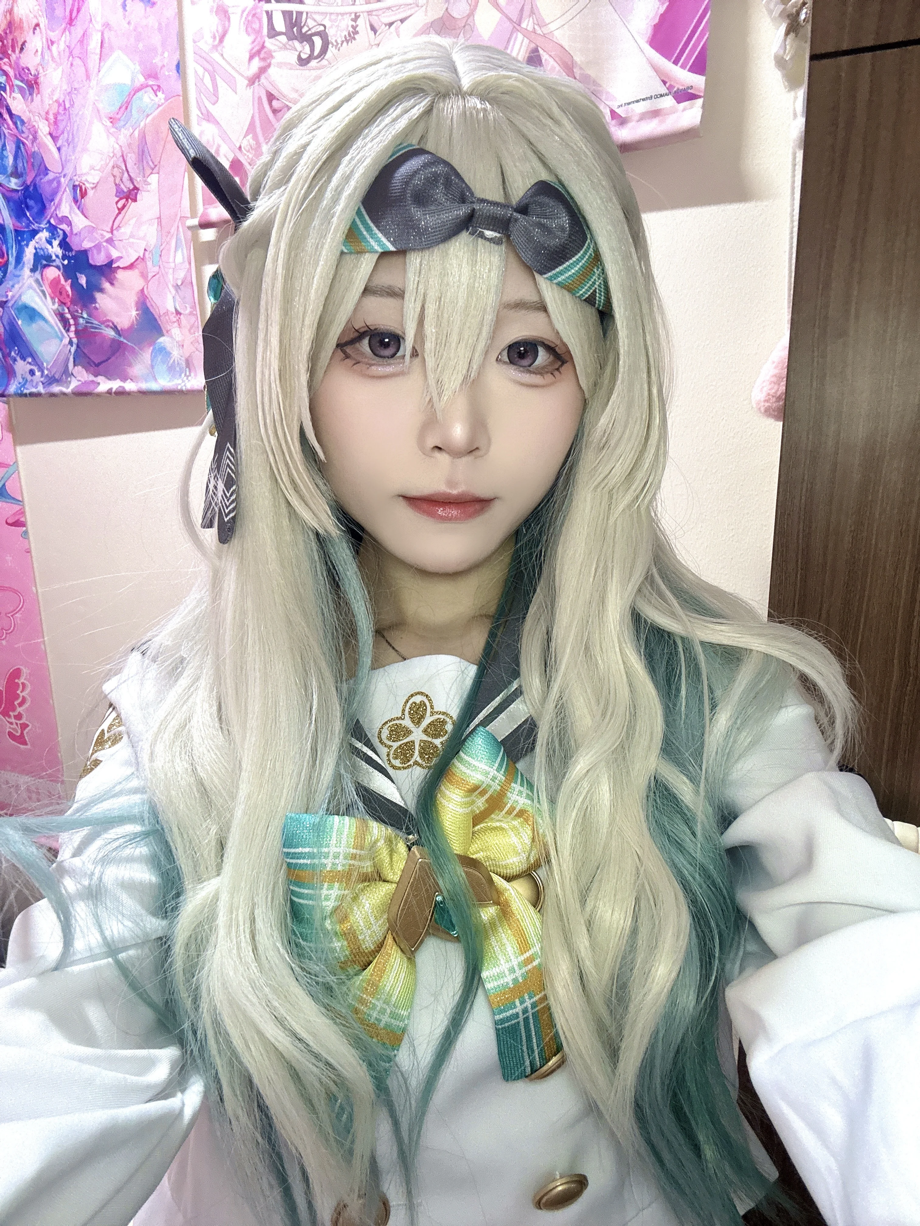 【流萤cos】崩坏星穹铁道，水手服与青绿渐变的日常记录 - 第 1 张