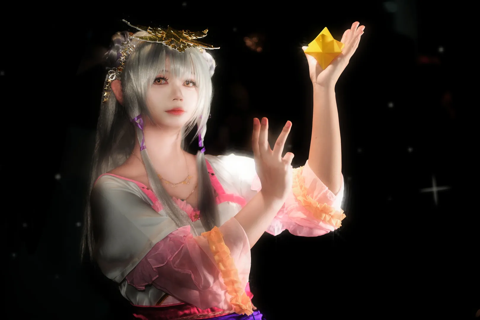 星尘cos十周年纪念，五维介质里的龙舌兰花朵