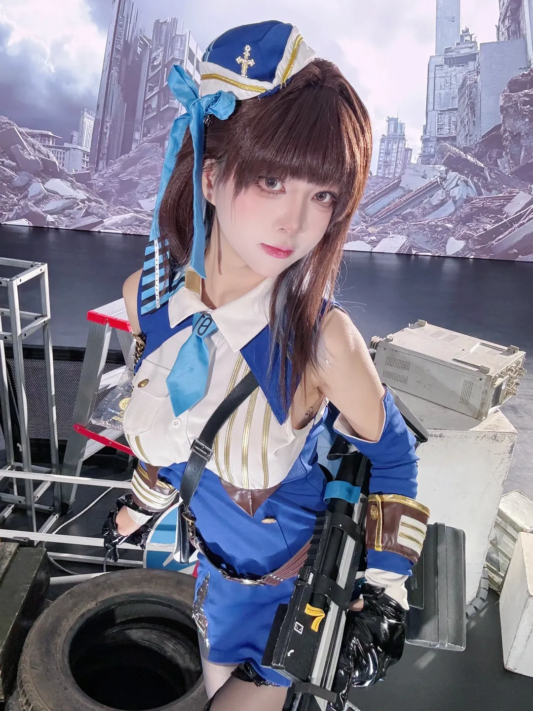 【老玛cos】胜利女神新的希望，废墟中的战术少女