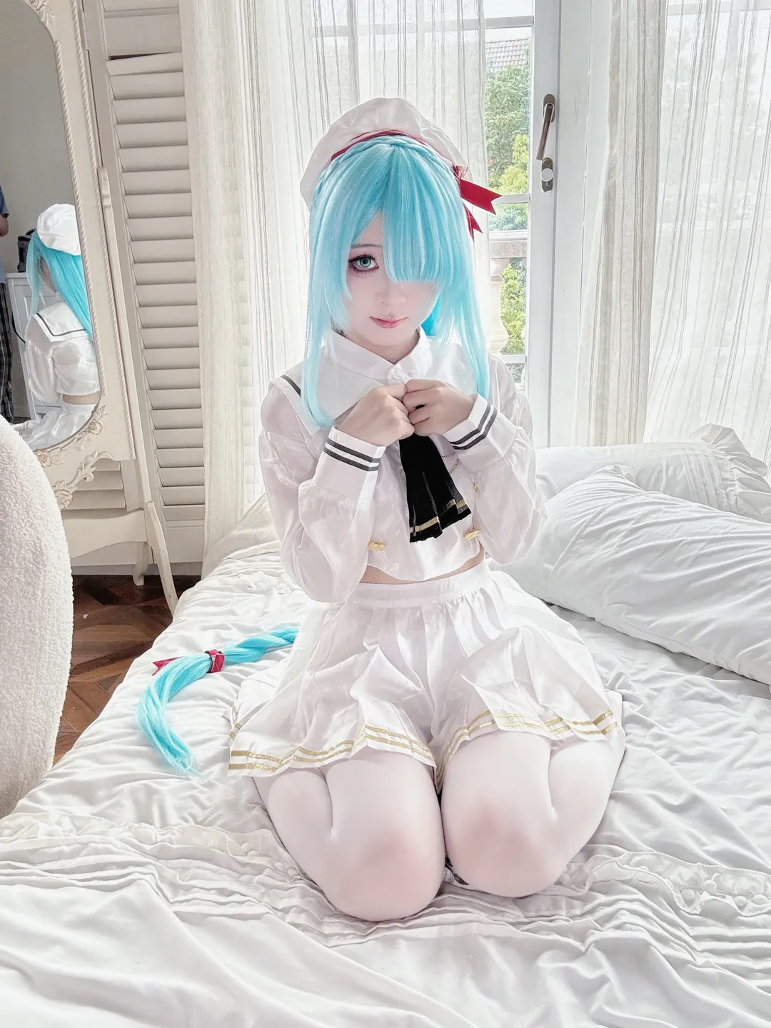 【雅努斯cos】碧蓝航线白衣水手服的正片分享